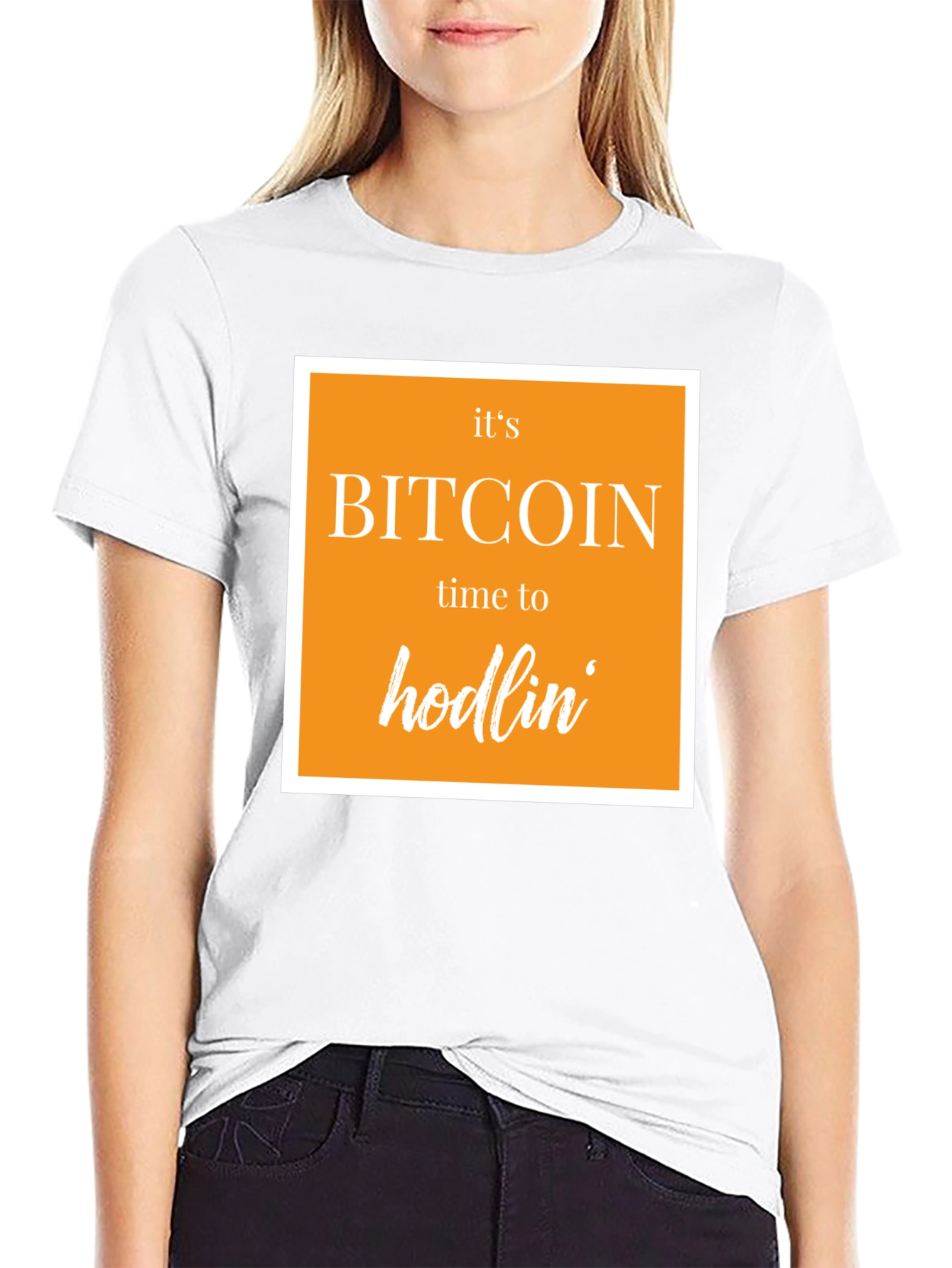 Bitcoin Hodlin Black T-Shirt - Crypto Tee