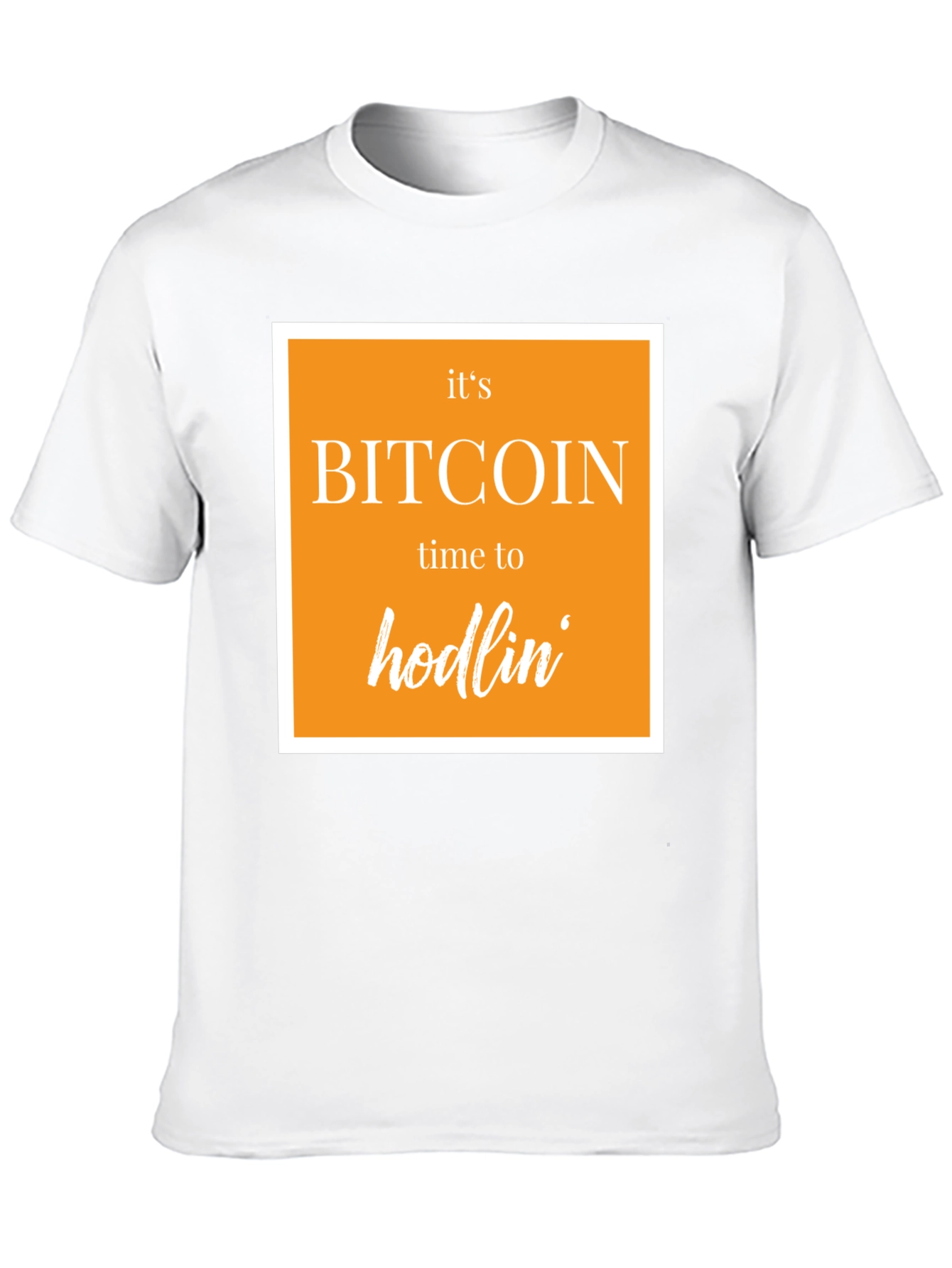 Bitcoin Hodlin Black T-Shirt - Crypto Tee