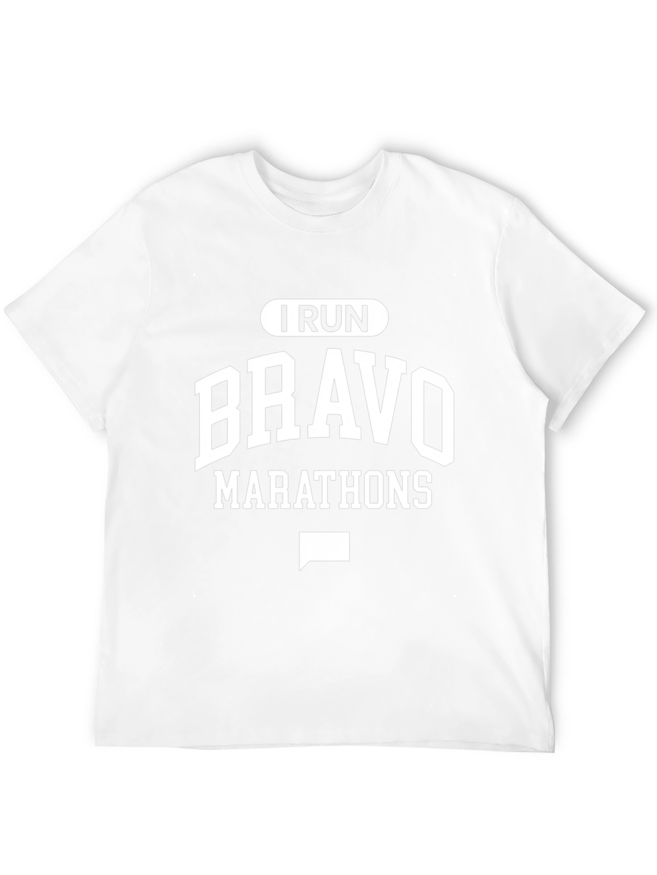 I Run Bravo Marathons Graphic T-Shirt