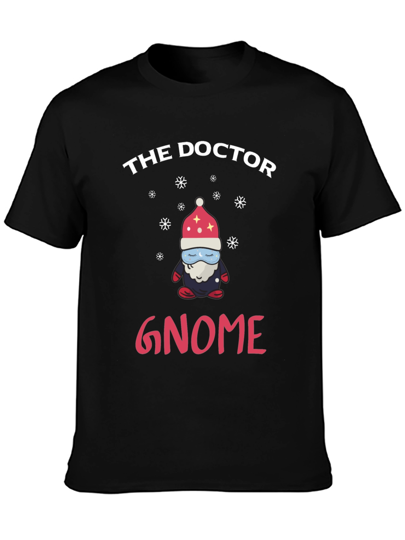 The Doctor Gnome T-Shirt Funny Christmas Holiday Tee