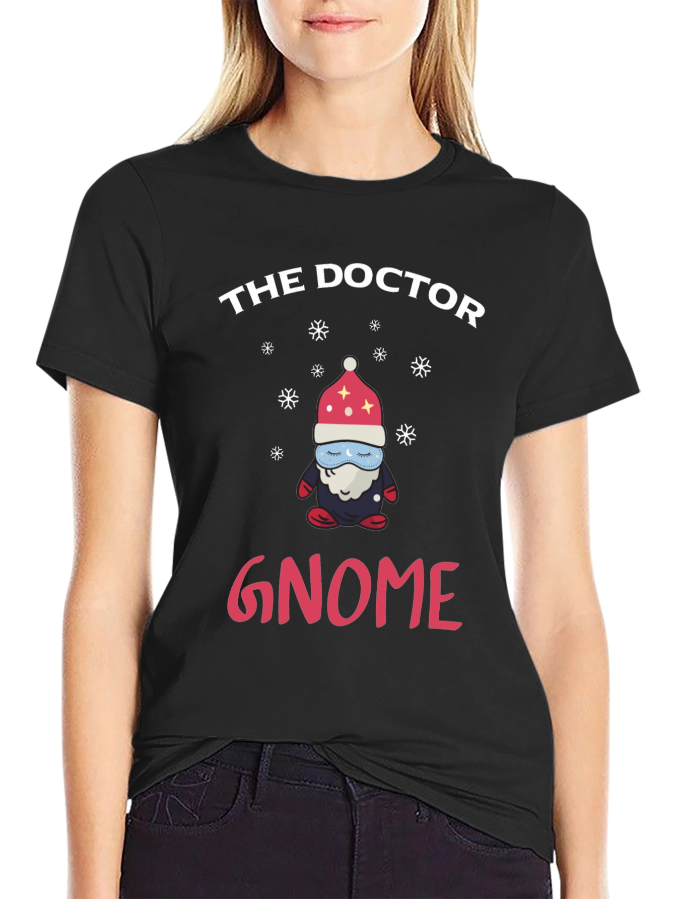 The Doctor Gnome T-Shirt Funny Christmas Holiday Tee