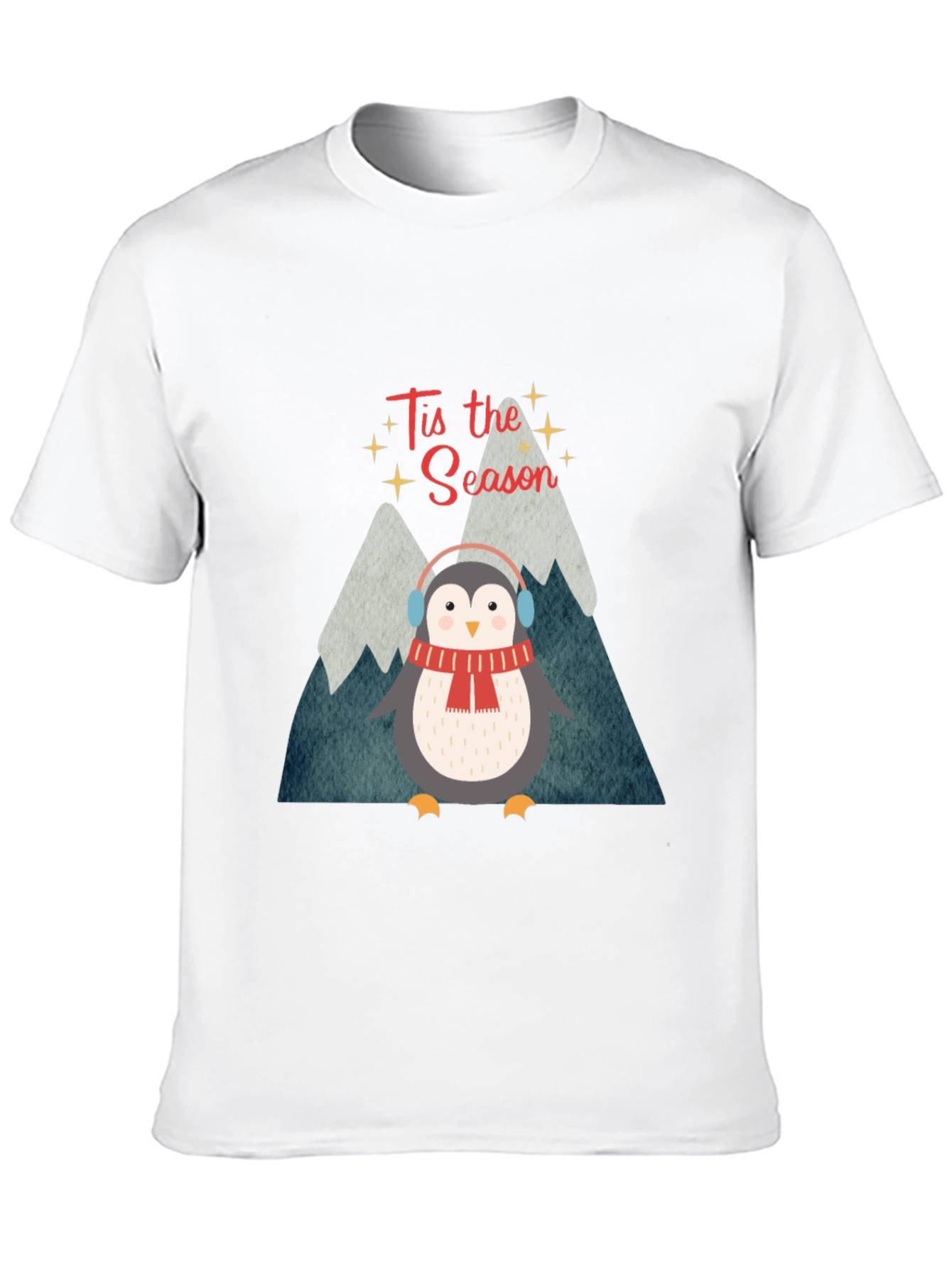Festive Penguin T-Shirt - Tis the Season Style