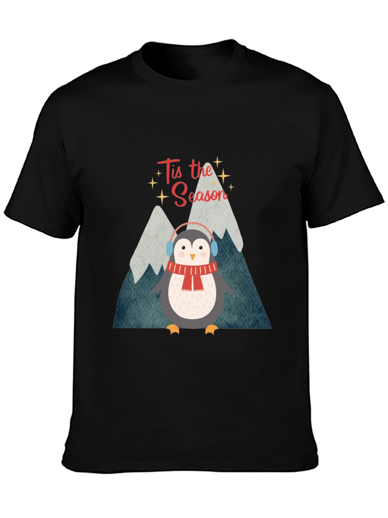 Festive Penguin T-Shirt - Tis the Season Style
