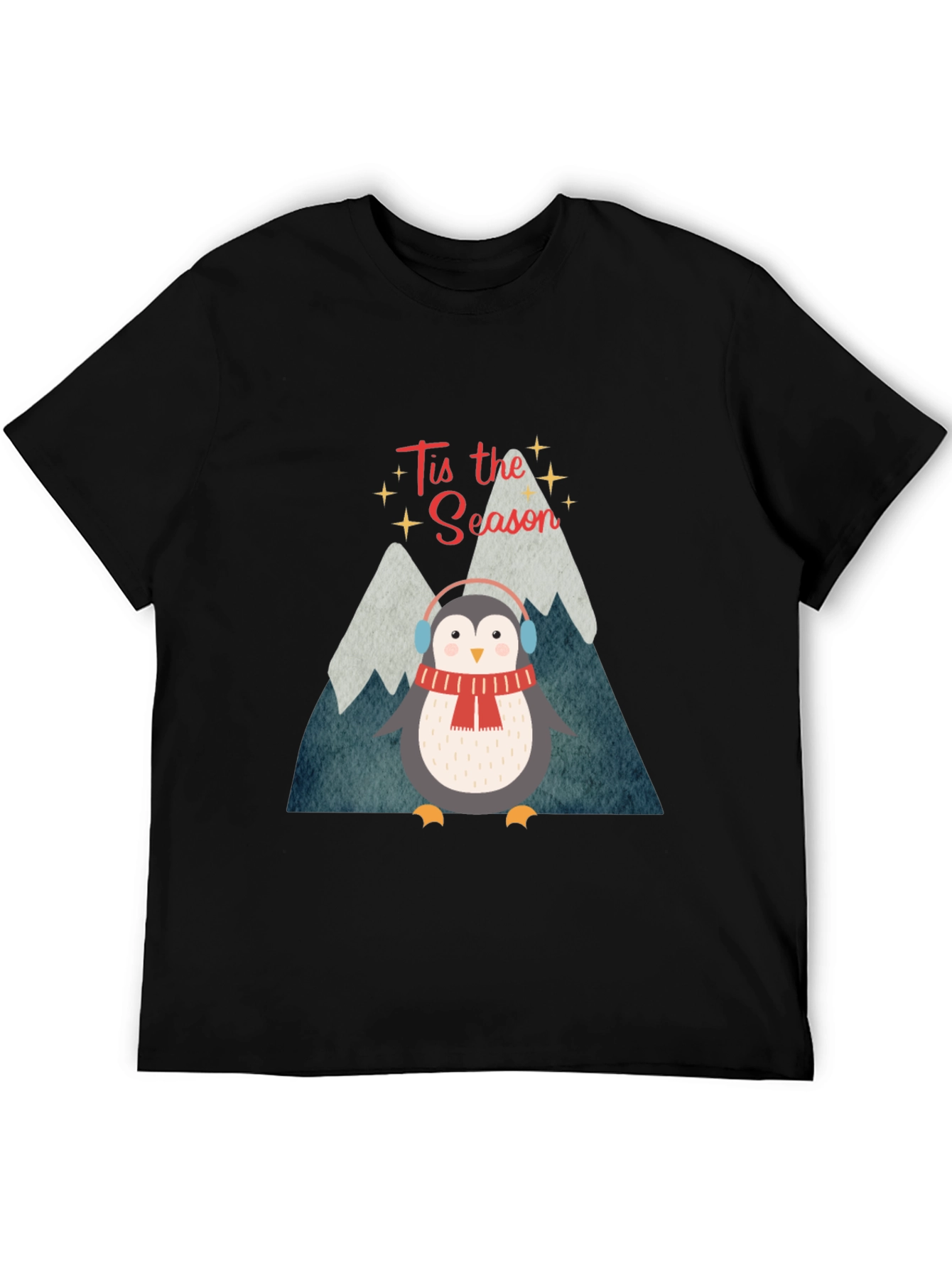 Festive Penguin T-Shirt - Tis the Season Style