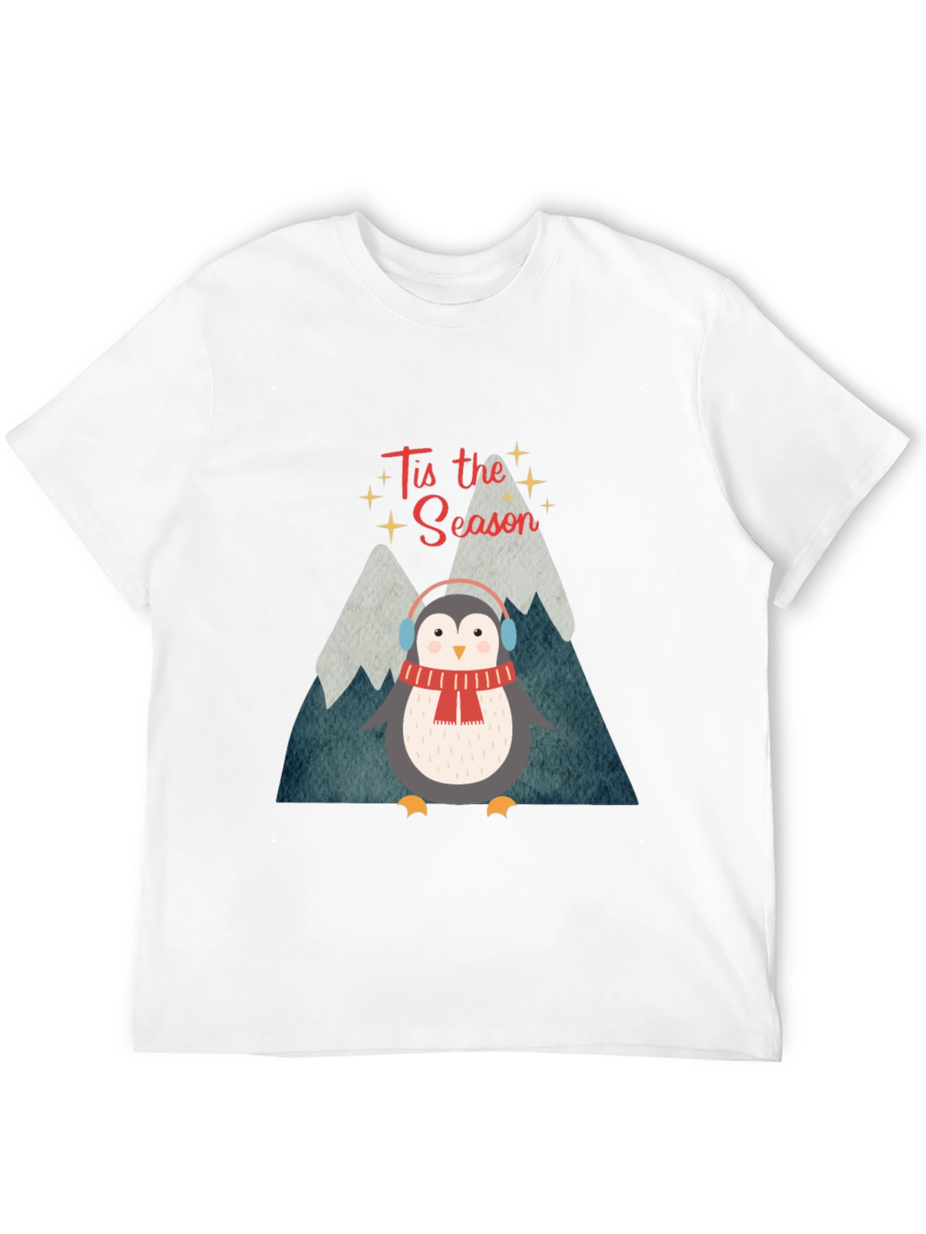 Festive Penguin T-Shirt - Tis the Season Style