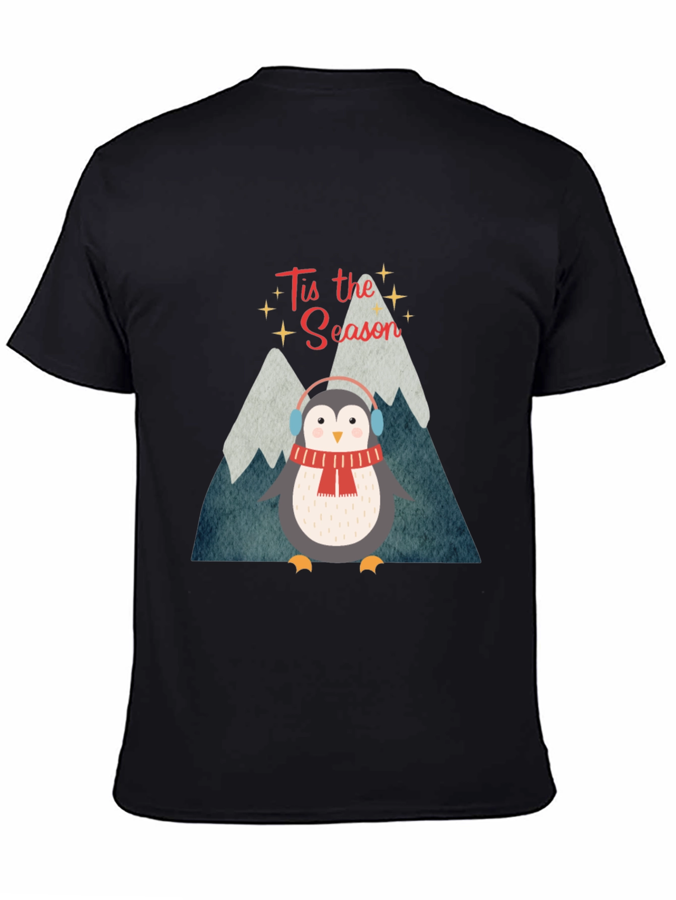Festive Penguin T-Shirt - Tis the Season Style