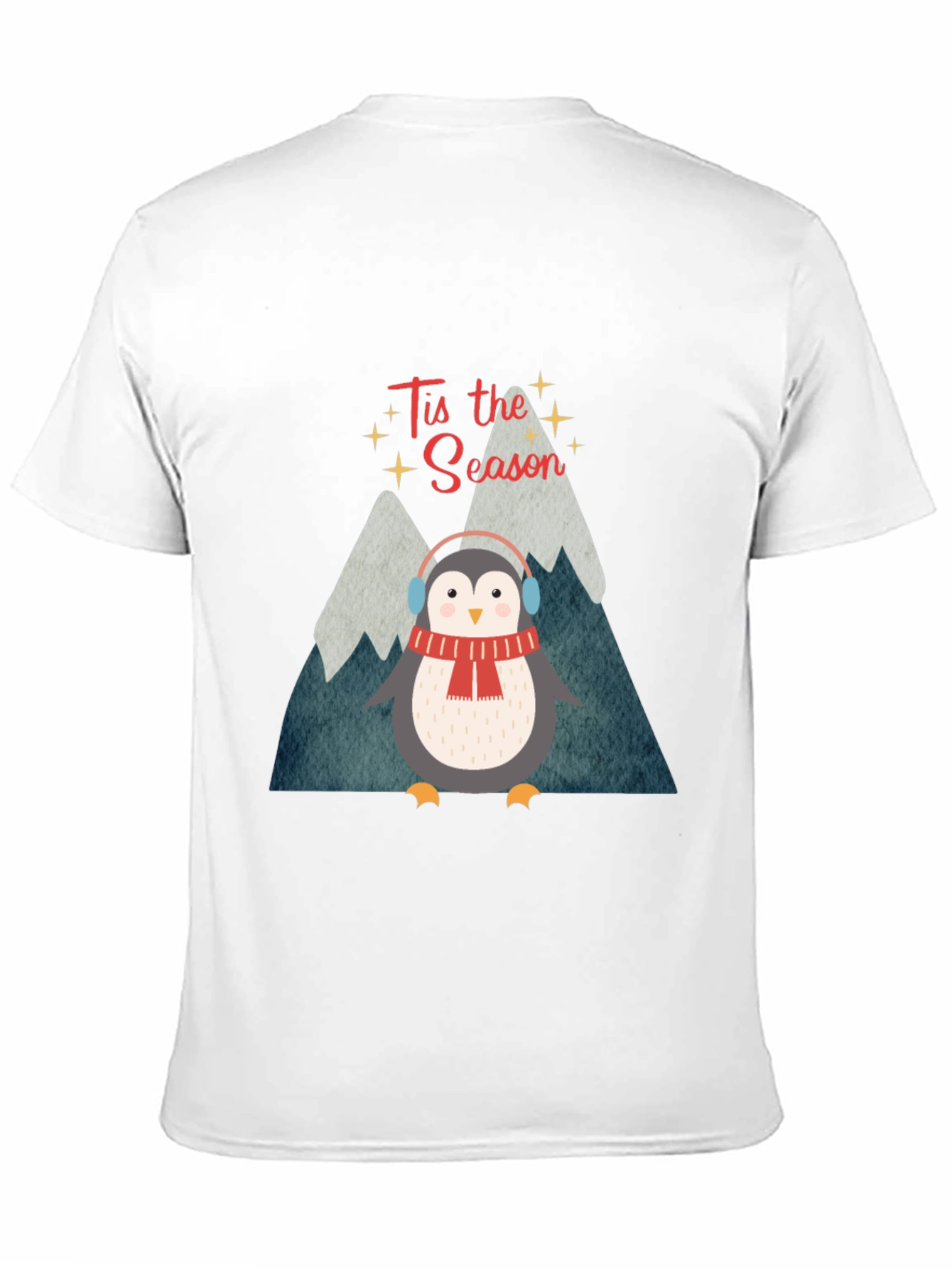 Festive Penguin T-Shirt - Tis the Season Style