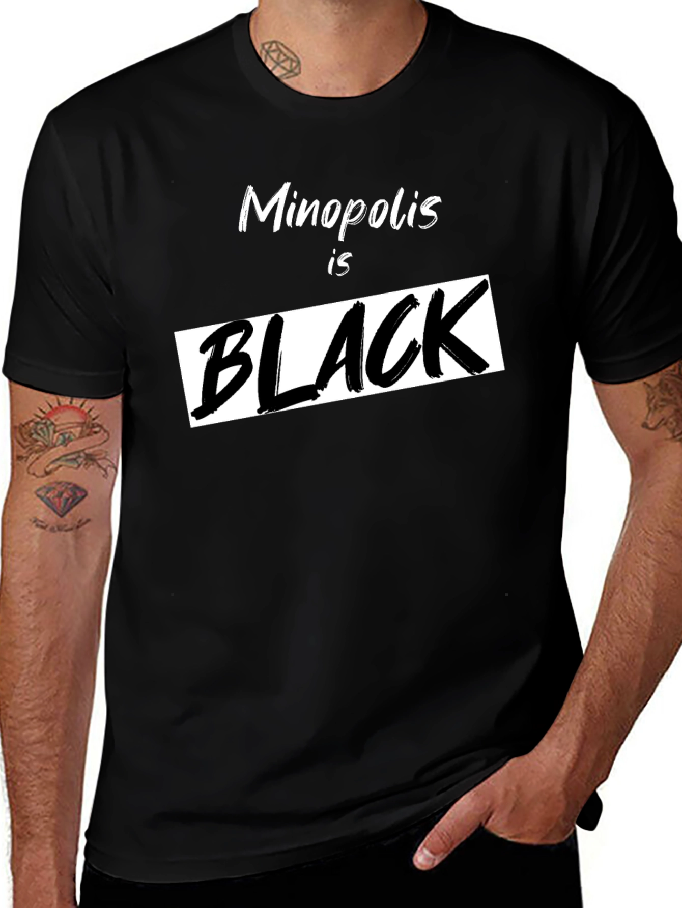 Minopolis is Black Graphic Tee - Unisex