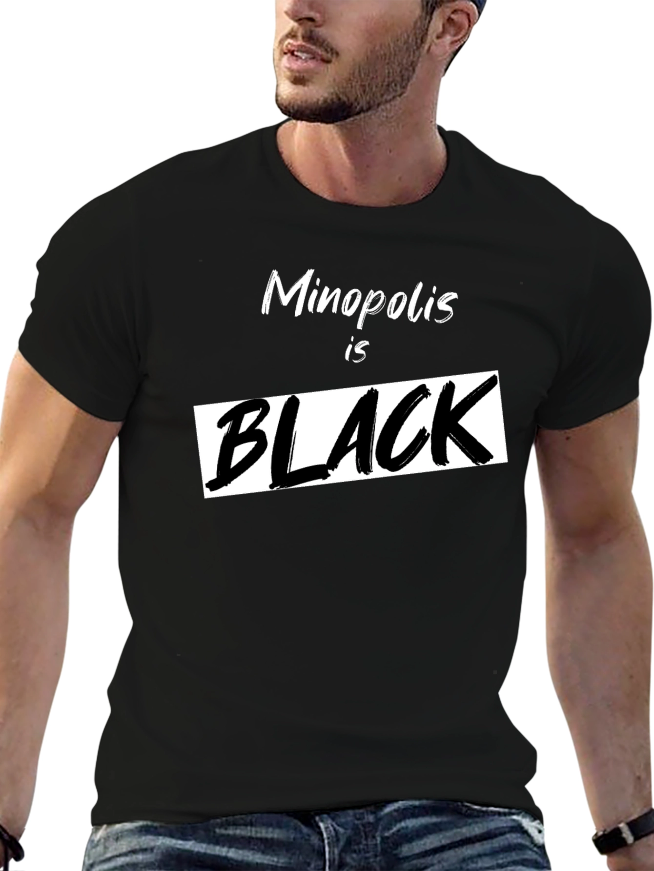 Minopolis is Black Graphic Tee - Unisex