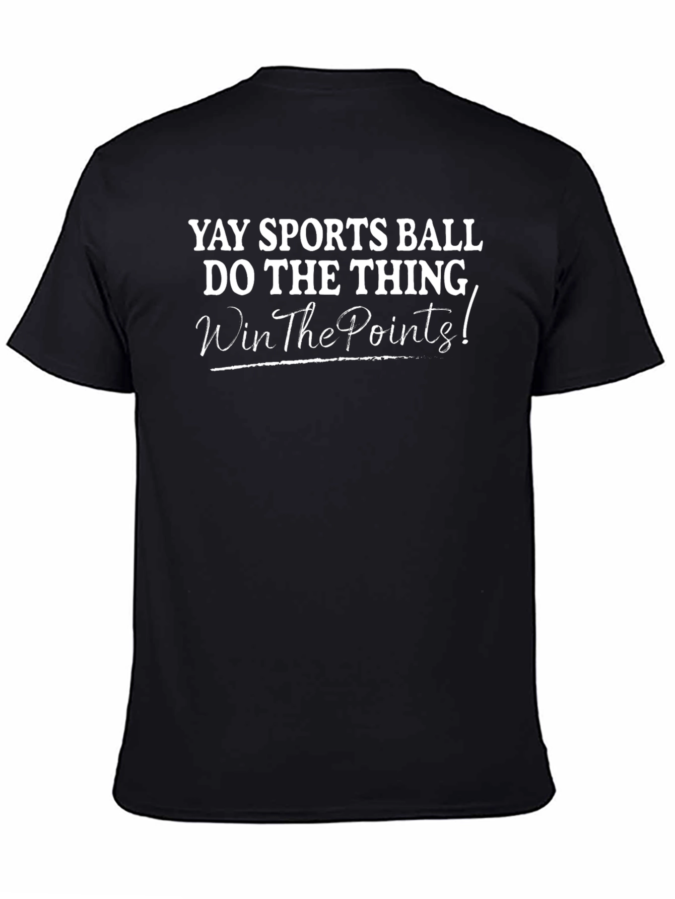 Yay Sports Ball T-Shirt: Humorous Fan Apparel