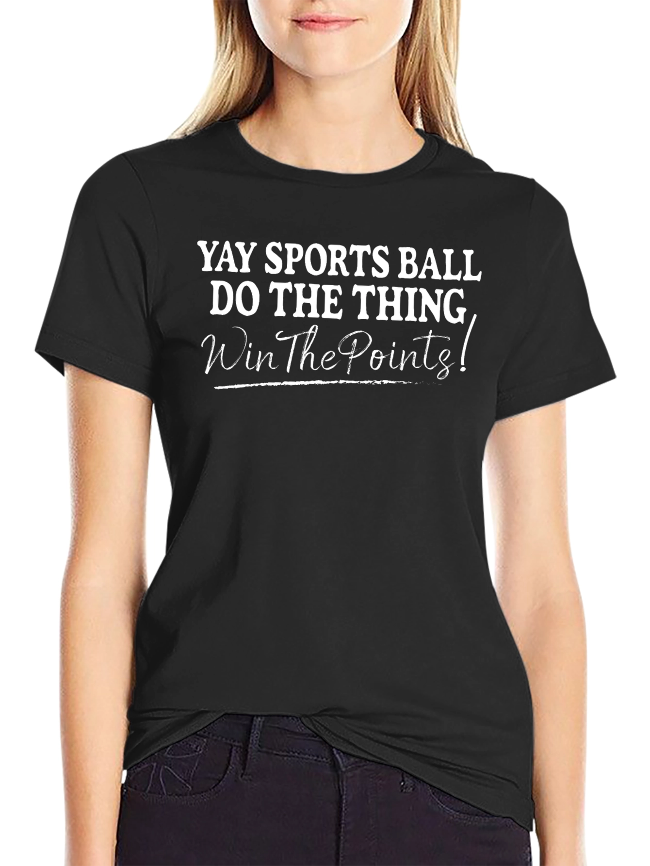 Yay Sports Ball T-Shirt: Humorous Fan Apparel