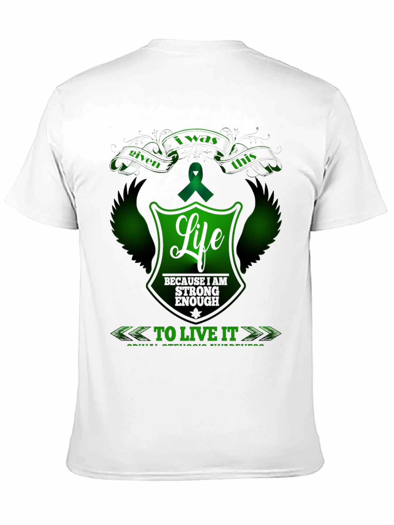 Spinal Stenosis Awareness Graphic T-Shirt