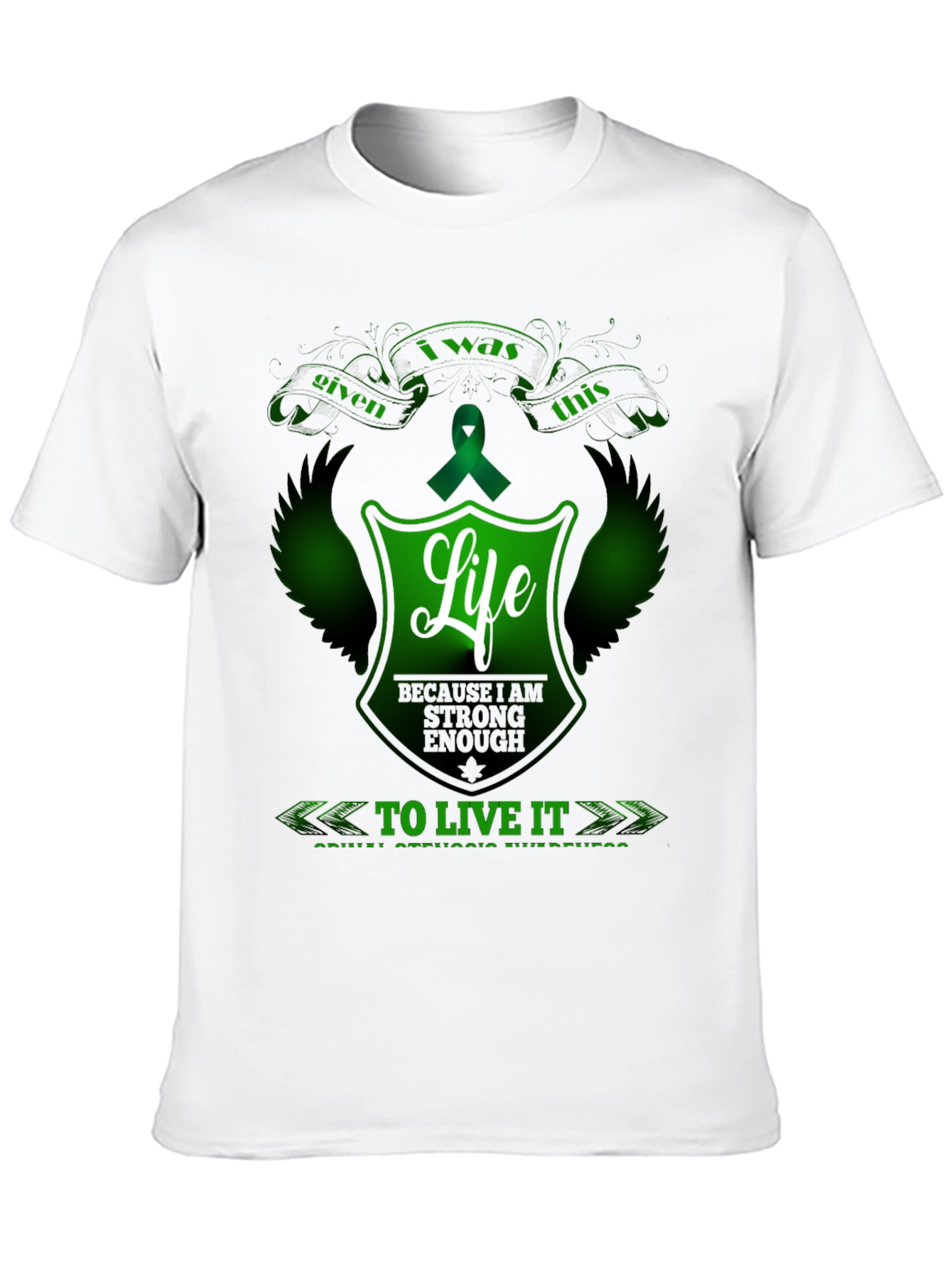 Spinal Stenosis Awareness Graphic T-Shirt