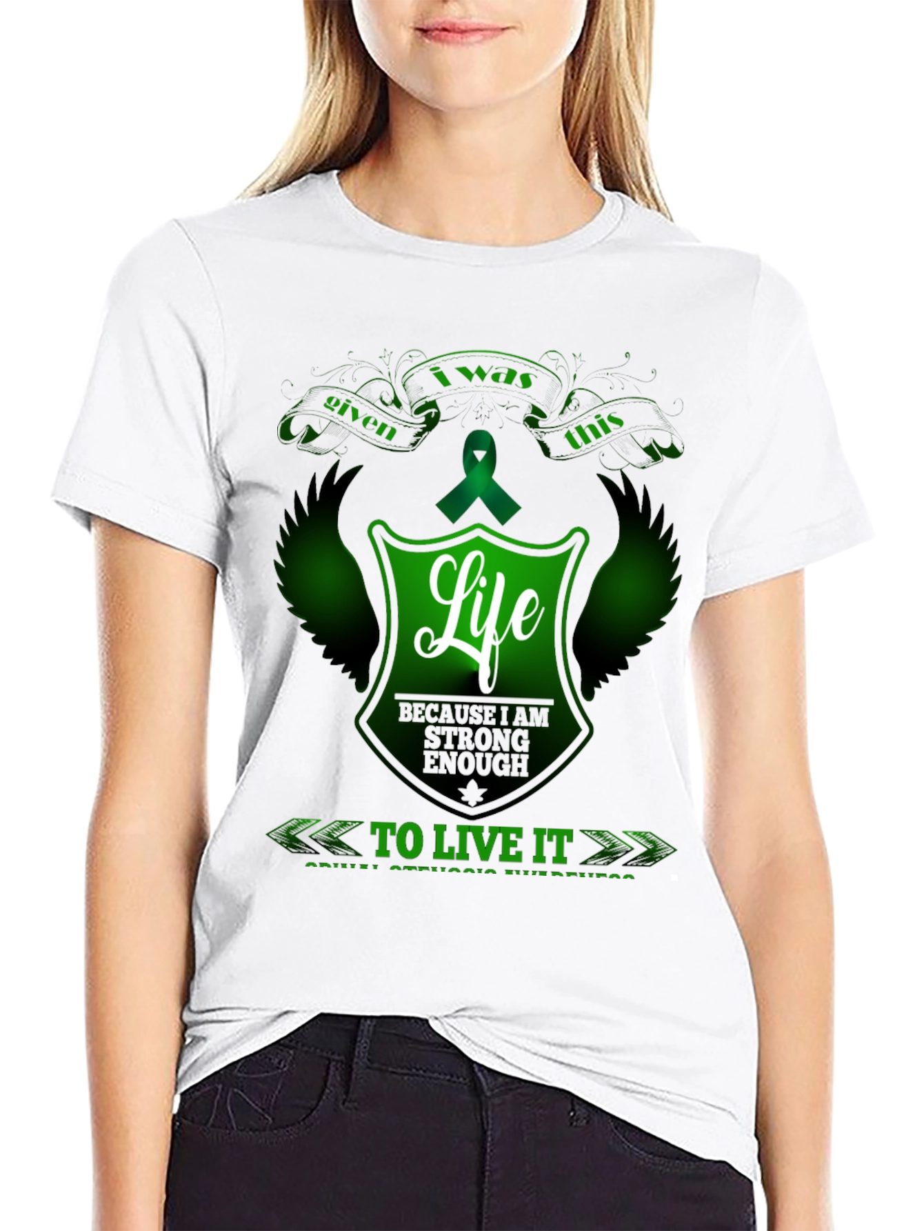 Spinal Stenosis Awareness Graphic T-Shirt