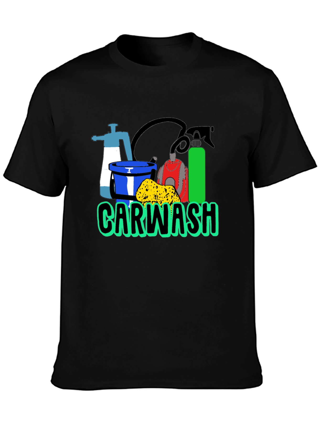 Carwash Graphic Tee - Black