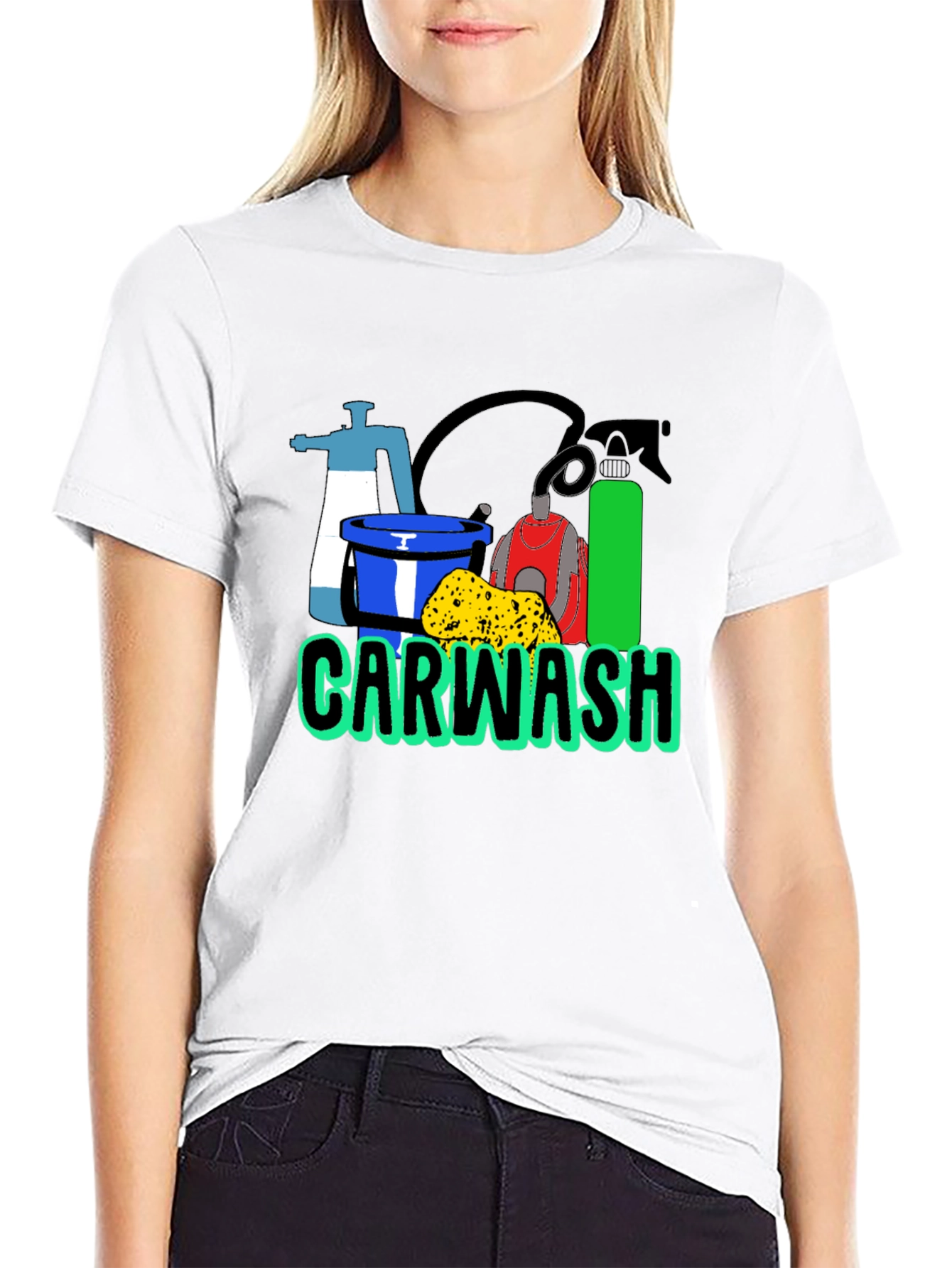 Carwash Graphic Tee - Black