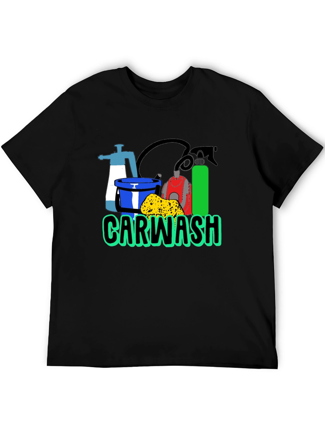 Carwash Graphic Tee - Black