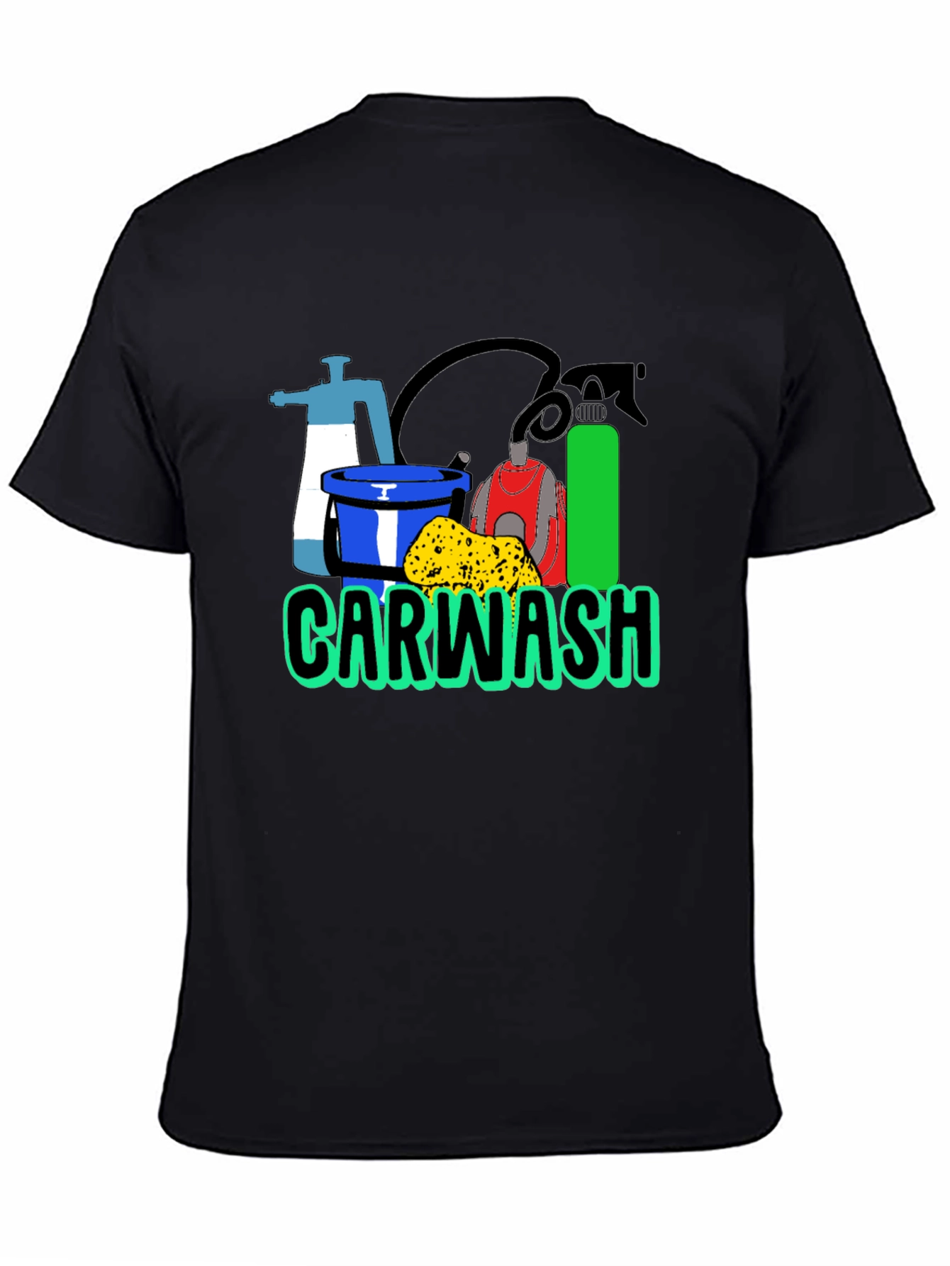 Carwash Graphic Tee - Black