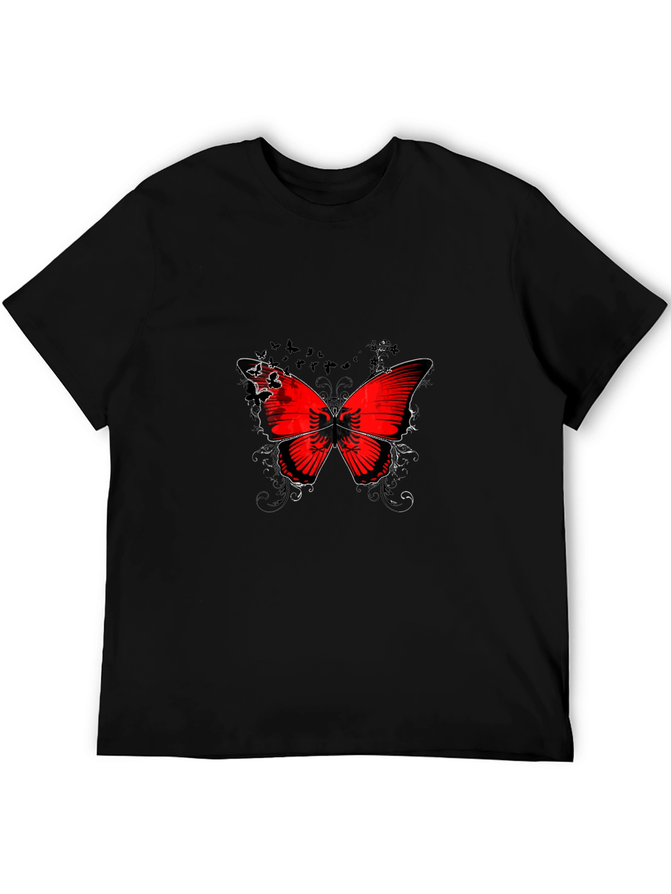 Butterfly Albania Flag T-Shirt