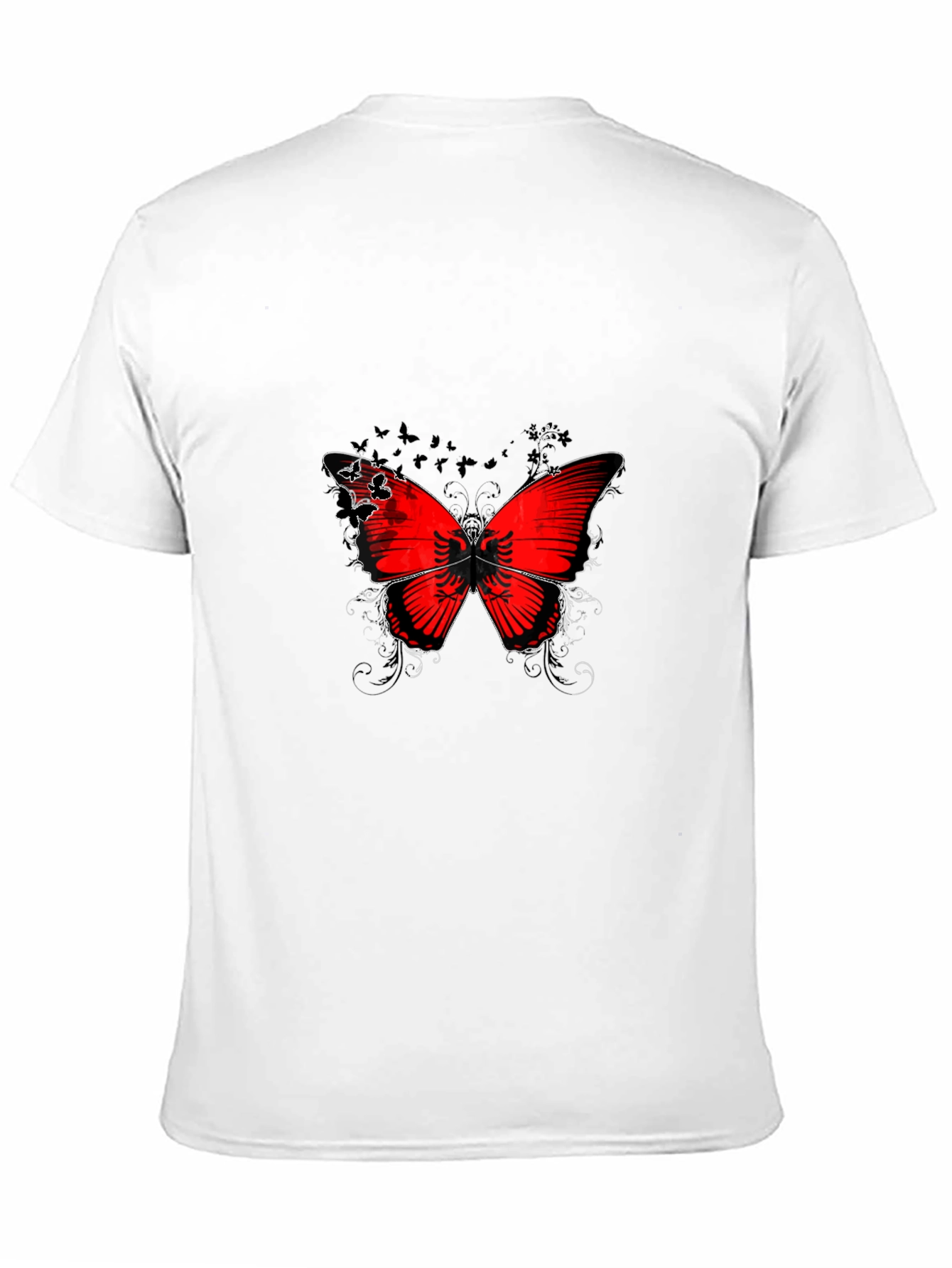 Butterfly Albania Flag T-Shirt