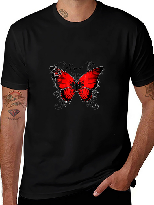 Butterfly Albania Flag T-Shirt