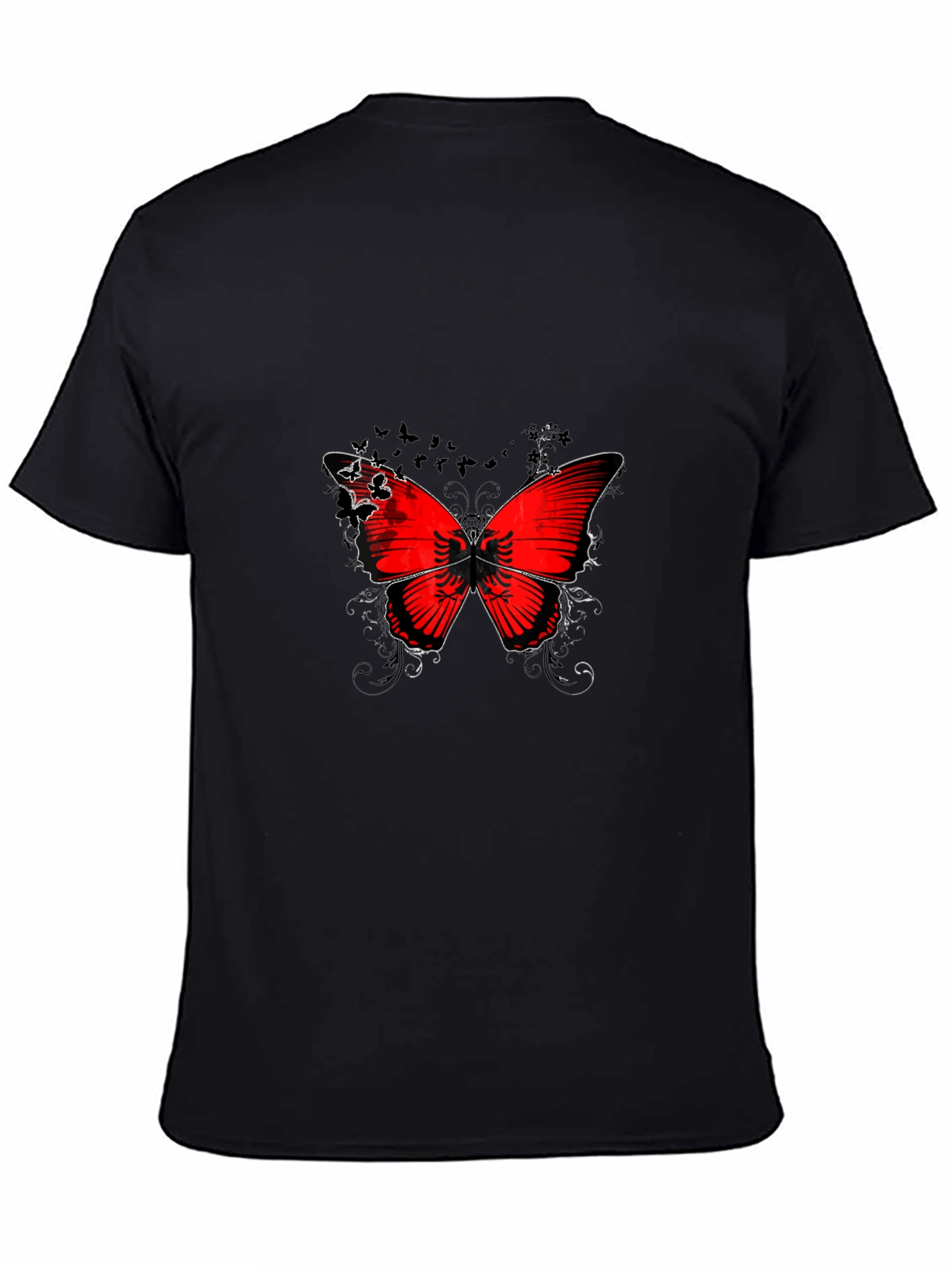 Butterfly Albania Flag T-Shirt