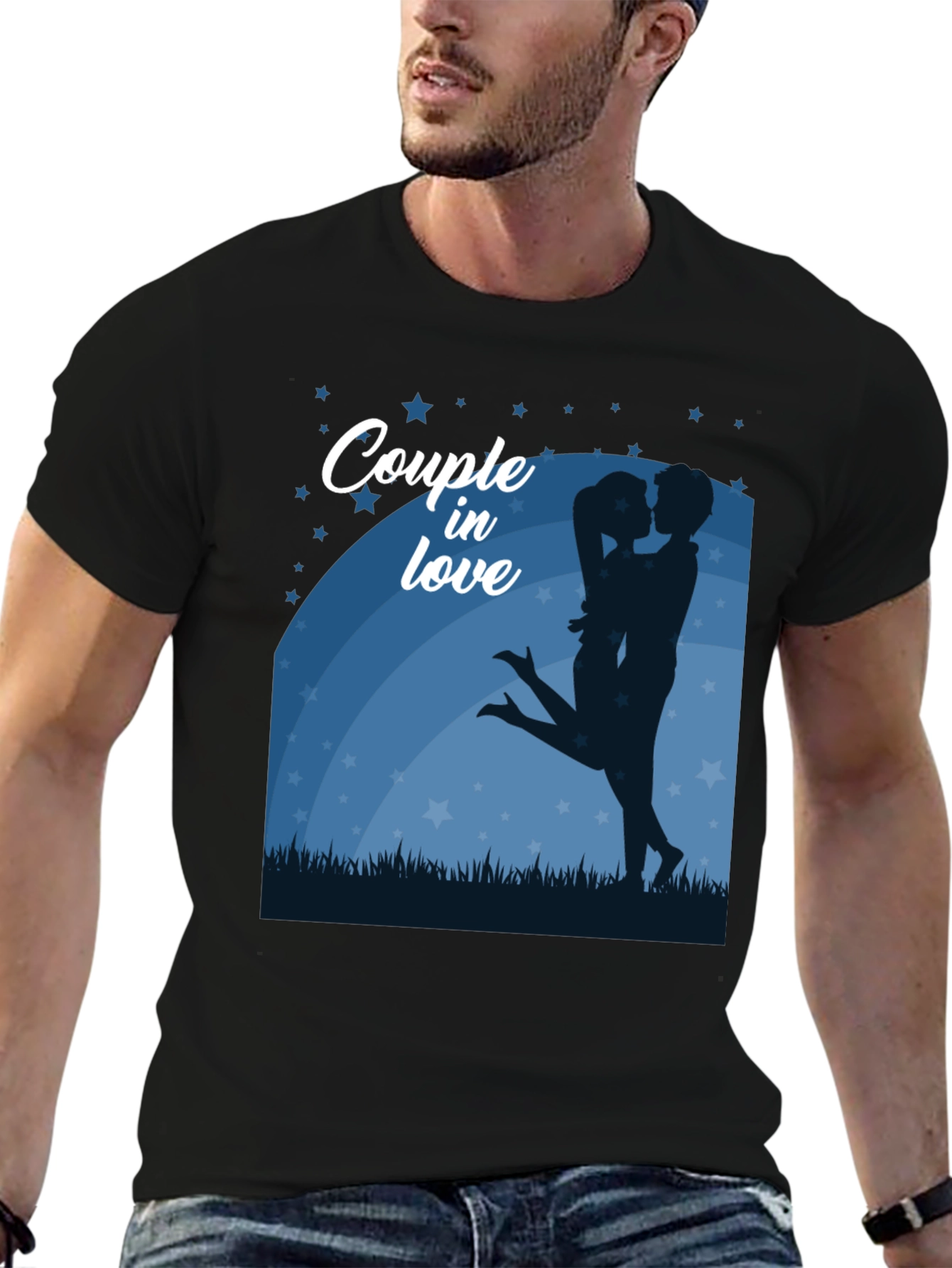 Couple in Love Graphic T-Shirt