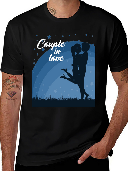 Couple in Love Graphic T-Shirt