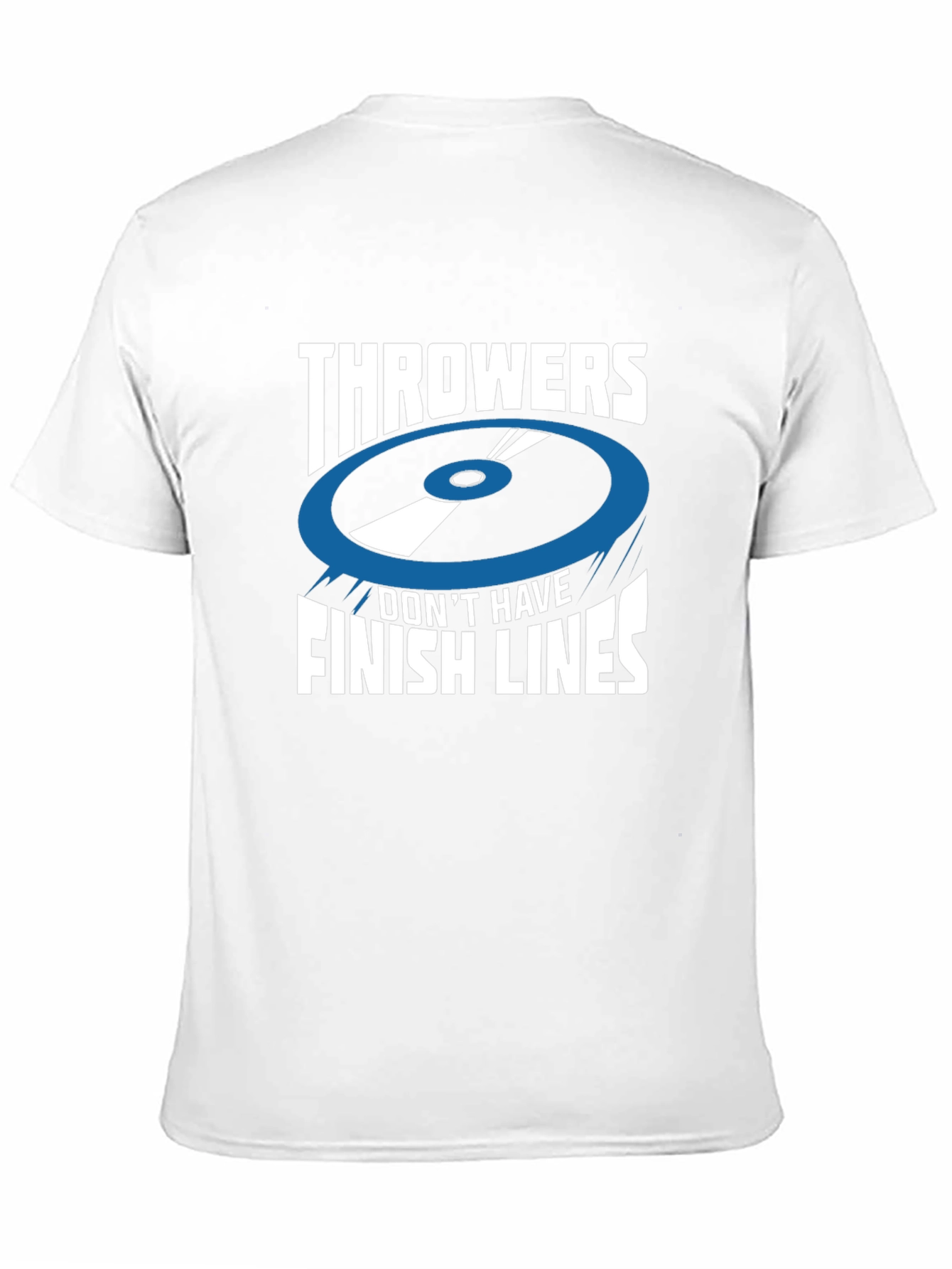 Throwers Dont Have Finish Lines Black T-Shirt