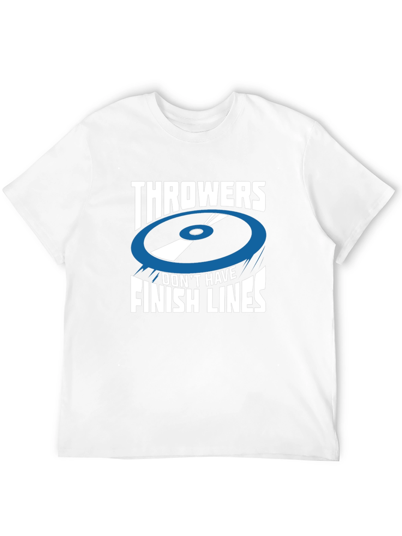 Throwers Dont Have Finish Lines Black T-Shirt