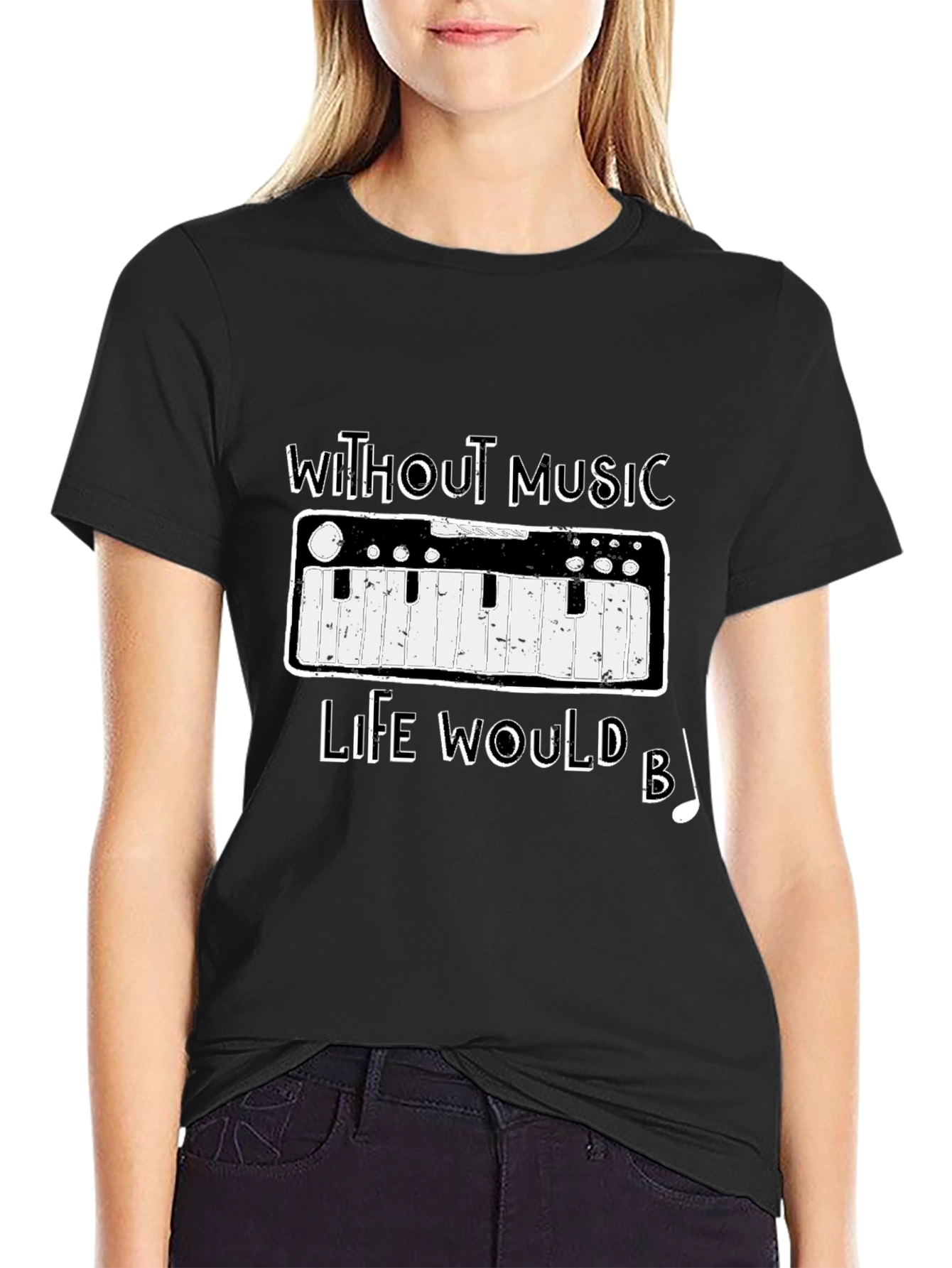 Music Lover Tee - Life Without Music T-Shirt