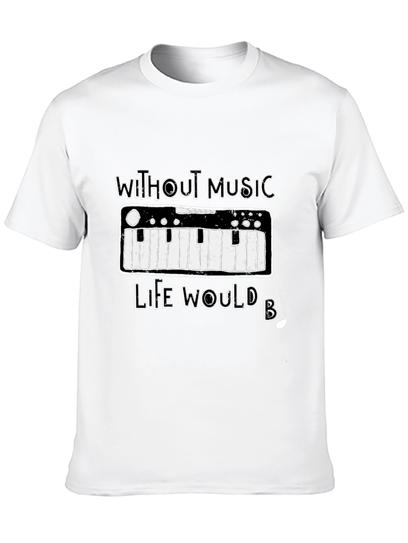 Music Lover Tee - Life Without Music T-Shirt