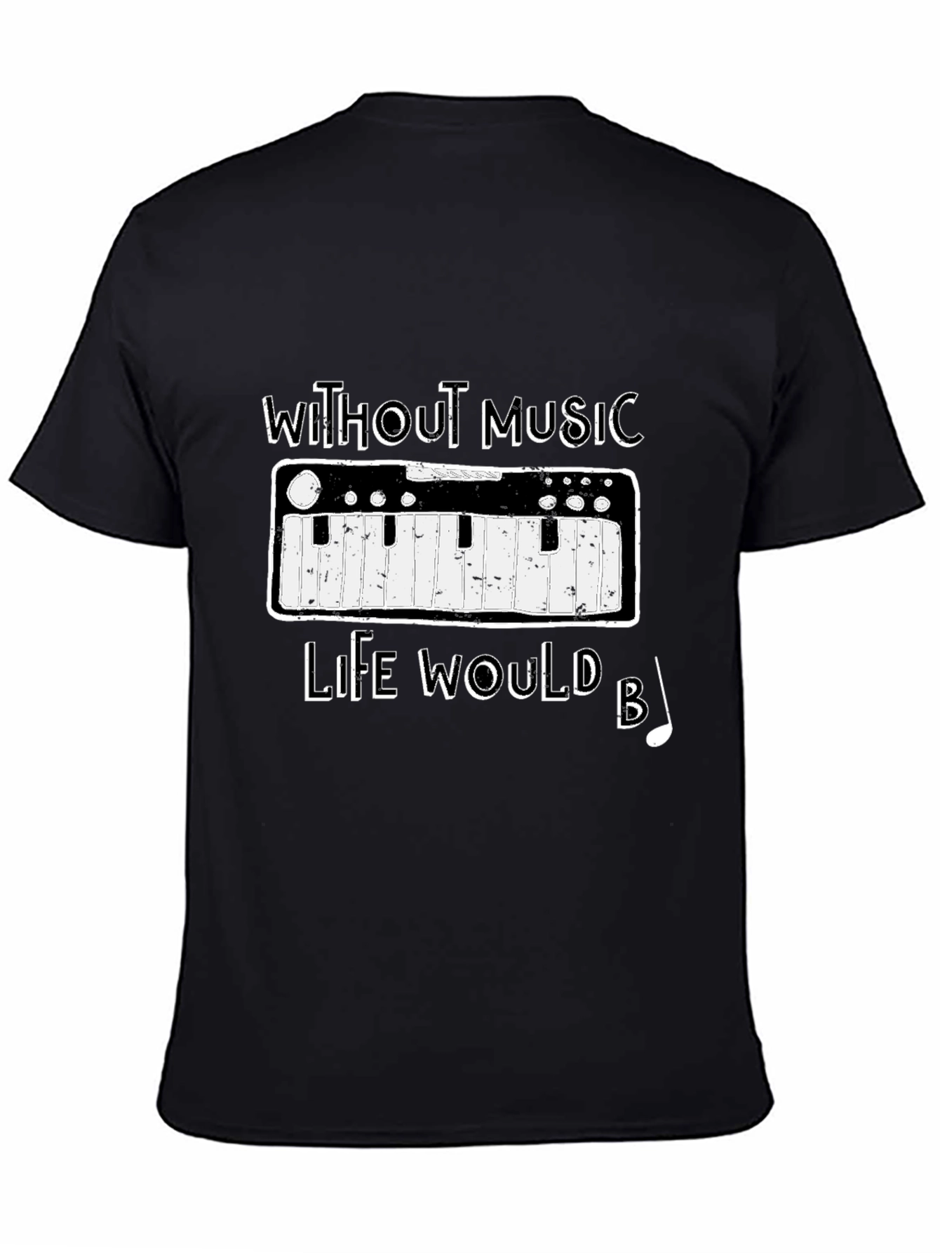 Music Lover Tee - Life Without Music T-Shirt