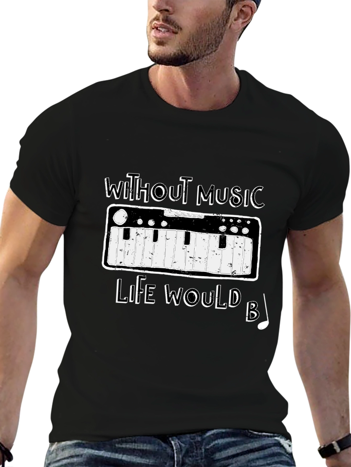 Music Lover Tee - Life Without Music T-Shirt