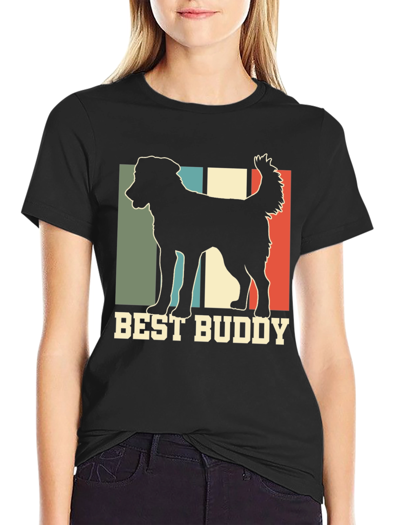 Best Buddy Dog T-Shirt Pet Lover Gift