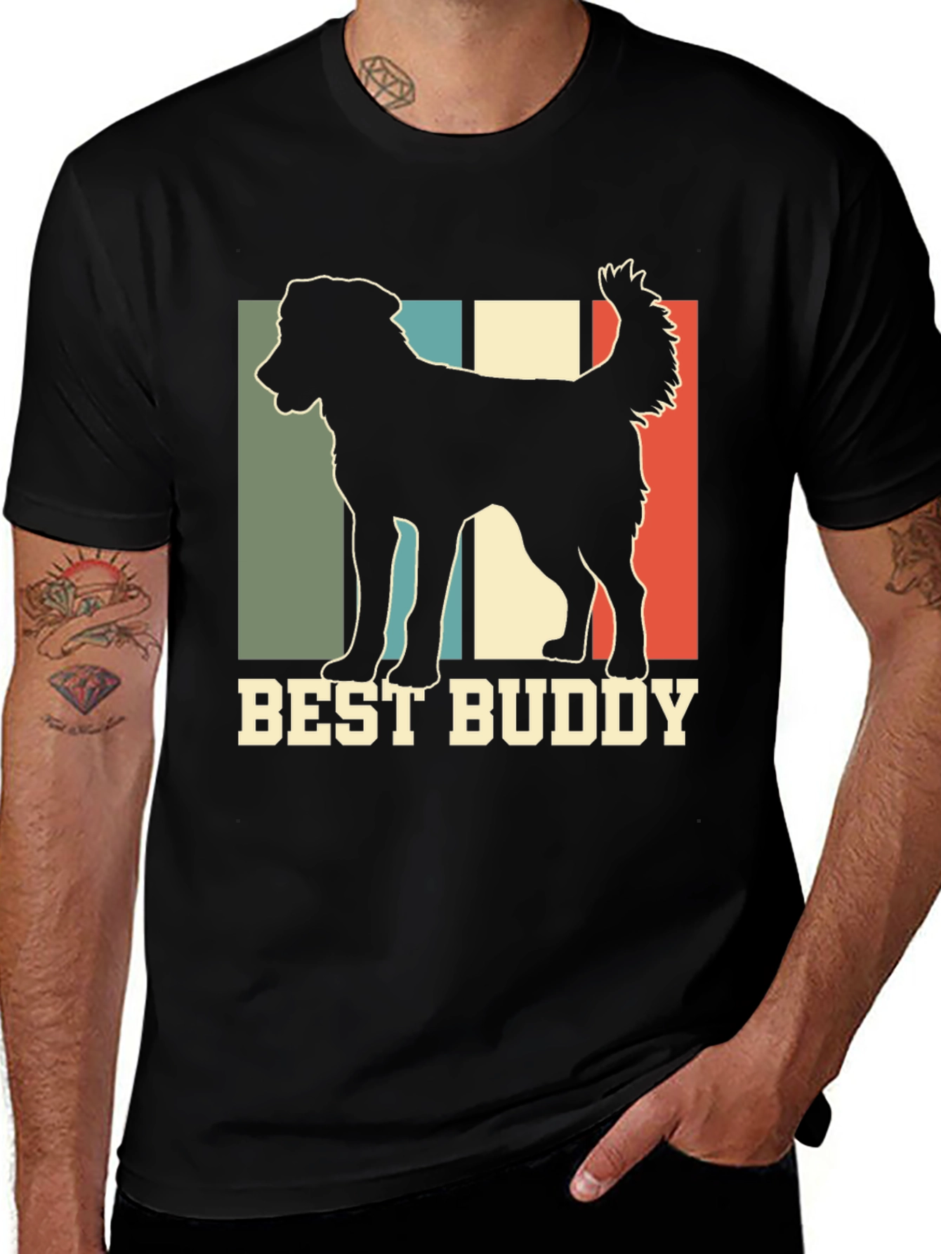 Best Buddy Dog T-Shirt Pet Lover Gift