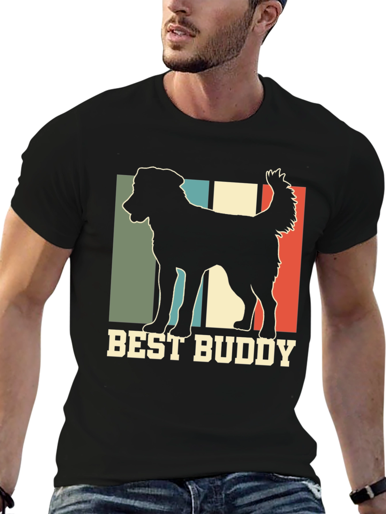 Best Buddy Dog T-Shirt Pet Lover Gift