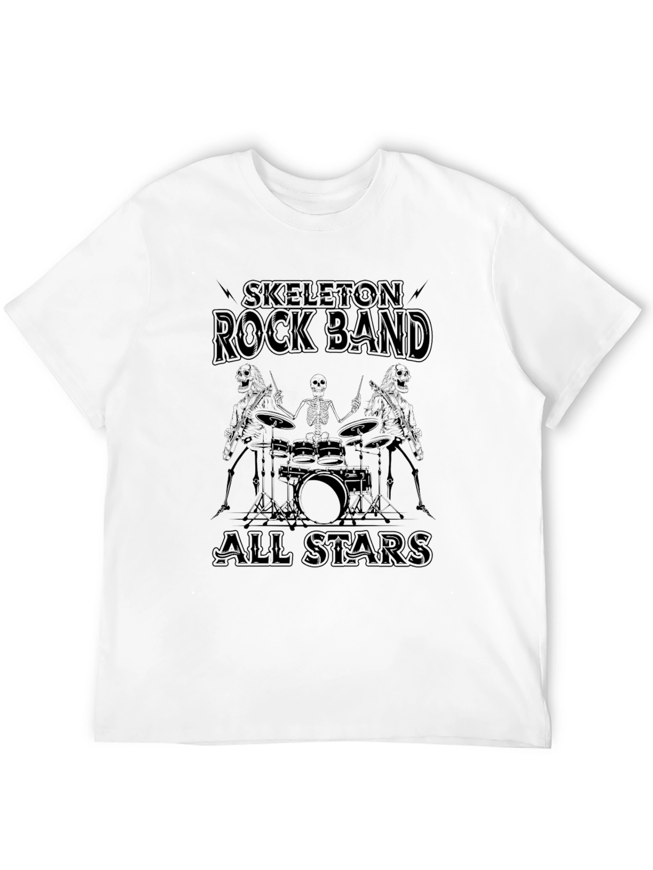 Skeleton Rock Band All Stars T-Shirt