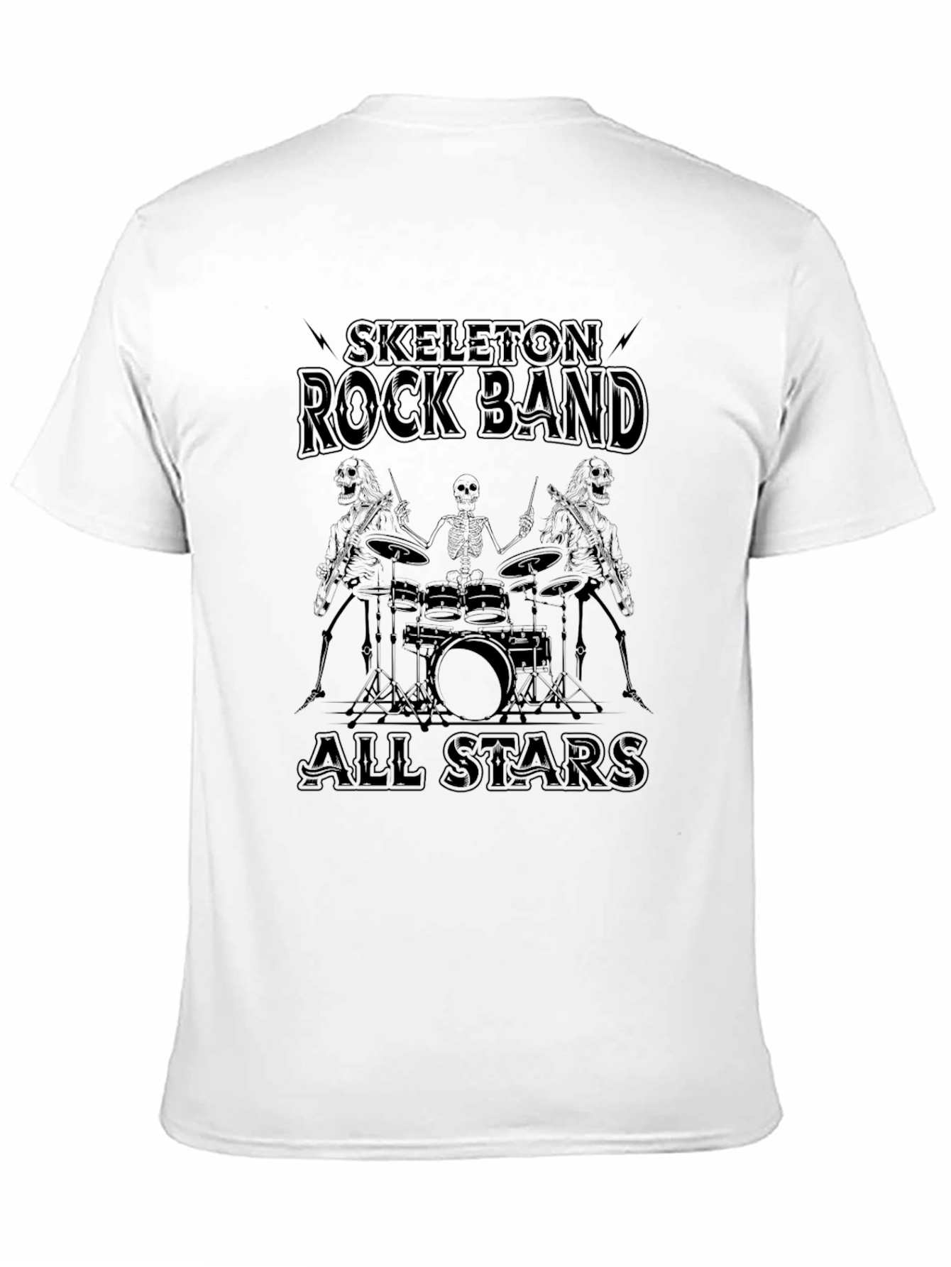 Skeleton Rock Band All Stars T-Shirt