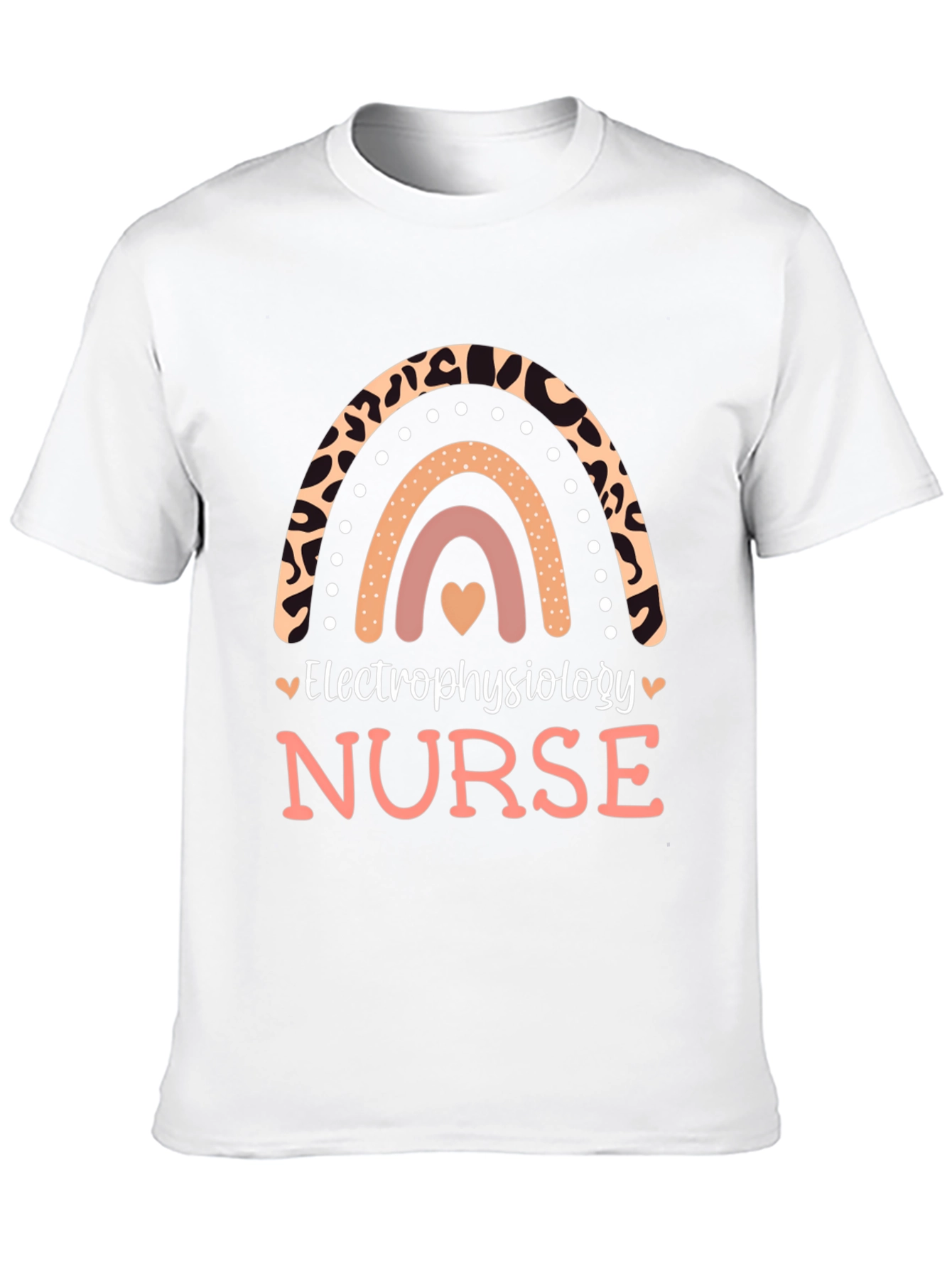 Electrophysiology Nurse Rainbow Graphic Tee