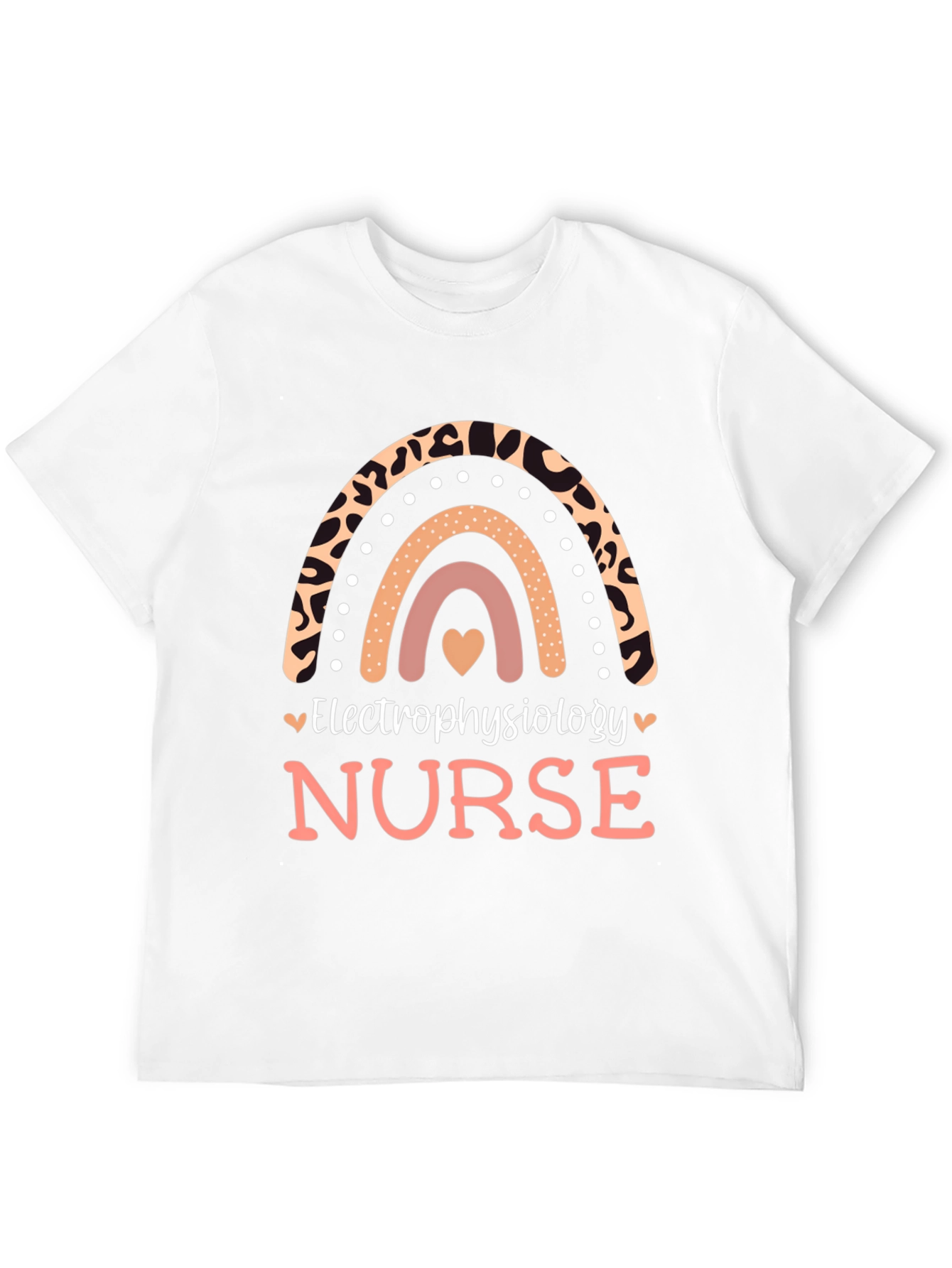 Electrophysiology Nurse Rainbow Graphic Tee
