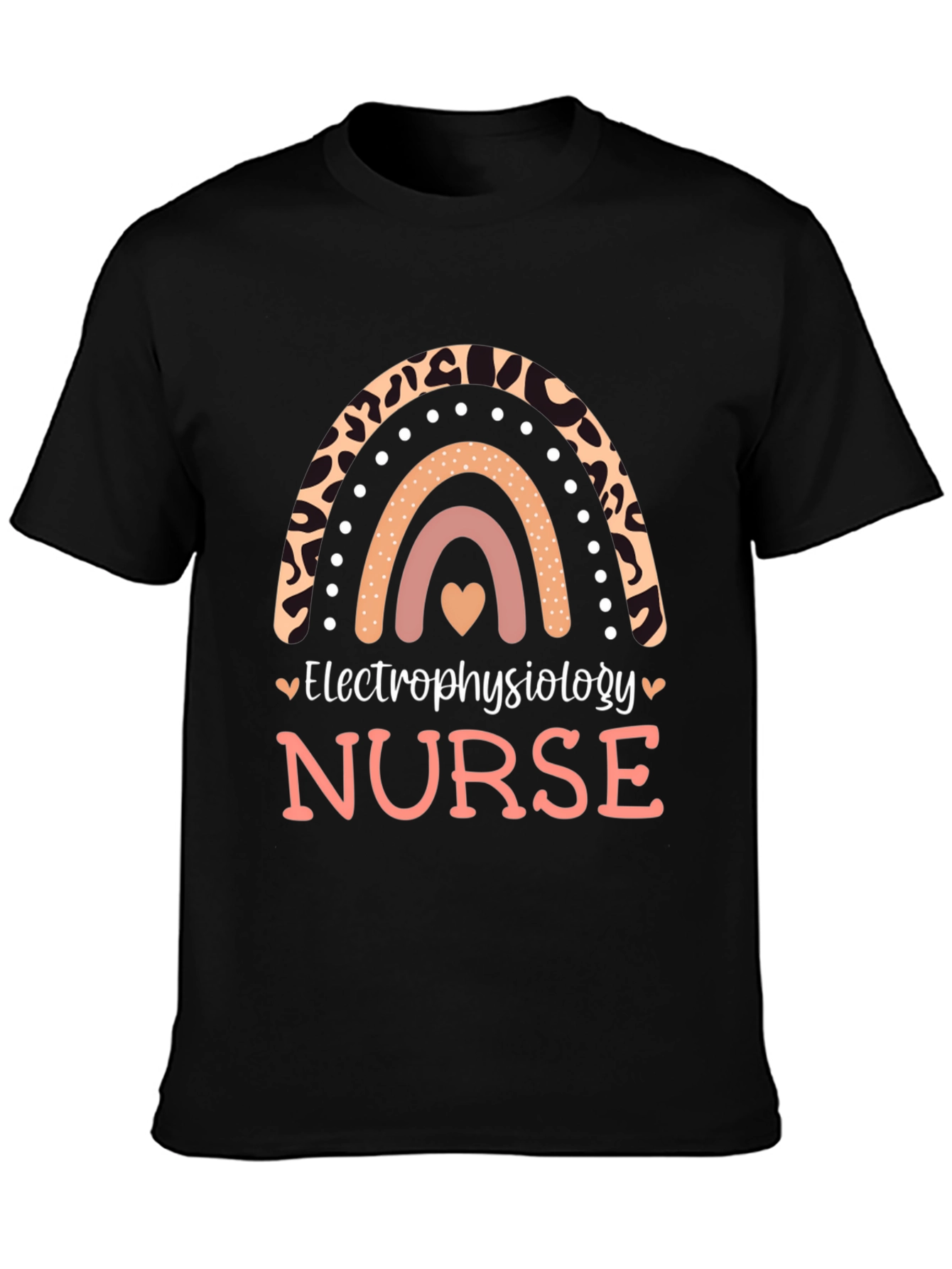 Electrophysiology Nurse Rainbow Graphic Tee