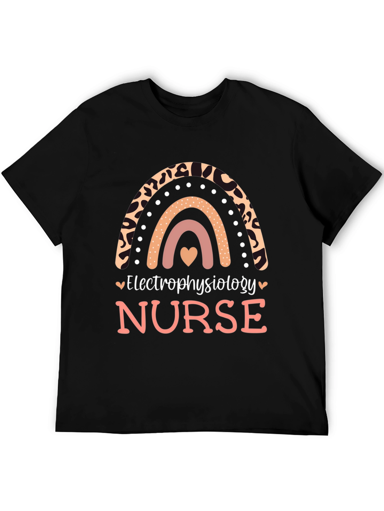 Electrophysiology Nurse Rainbow Graphic Tee