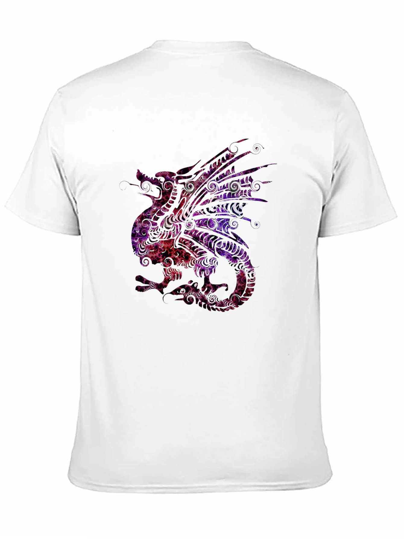 Dragon Graphic Tee - Artistic Patterned Design