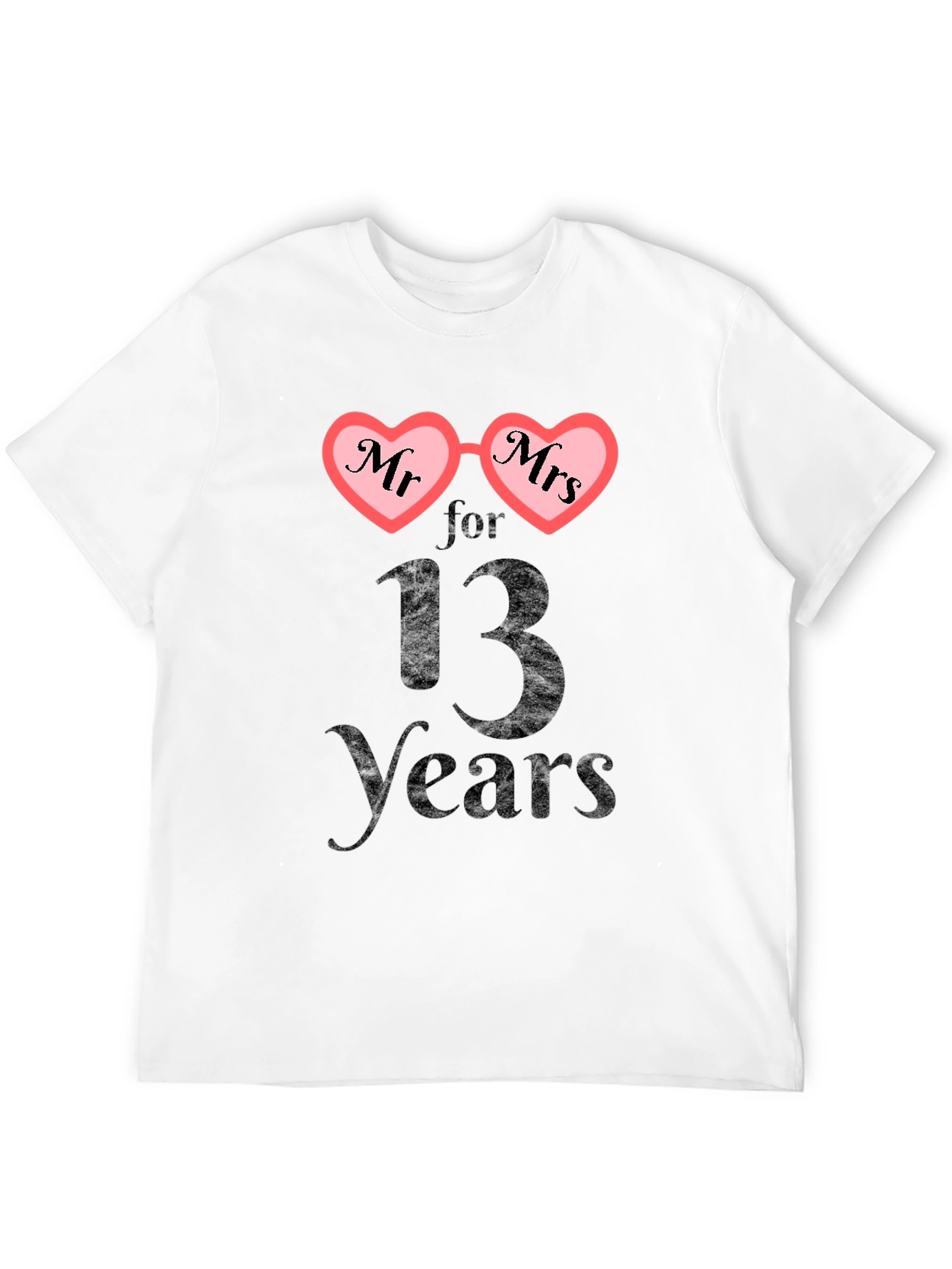 Mr. & Mrs. 13 Years Anniversary T-Shirt