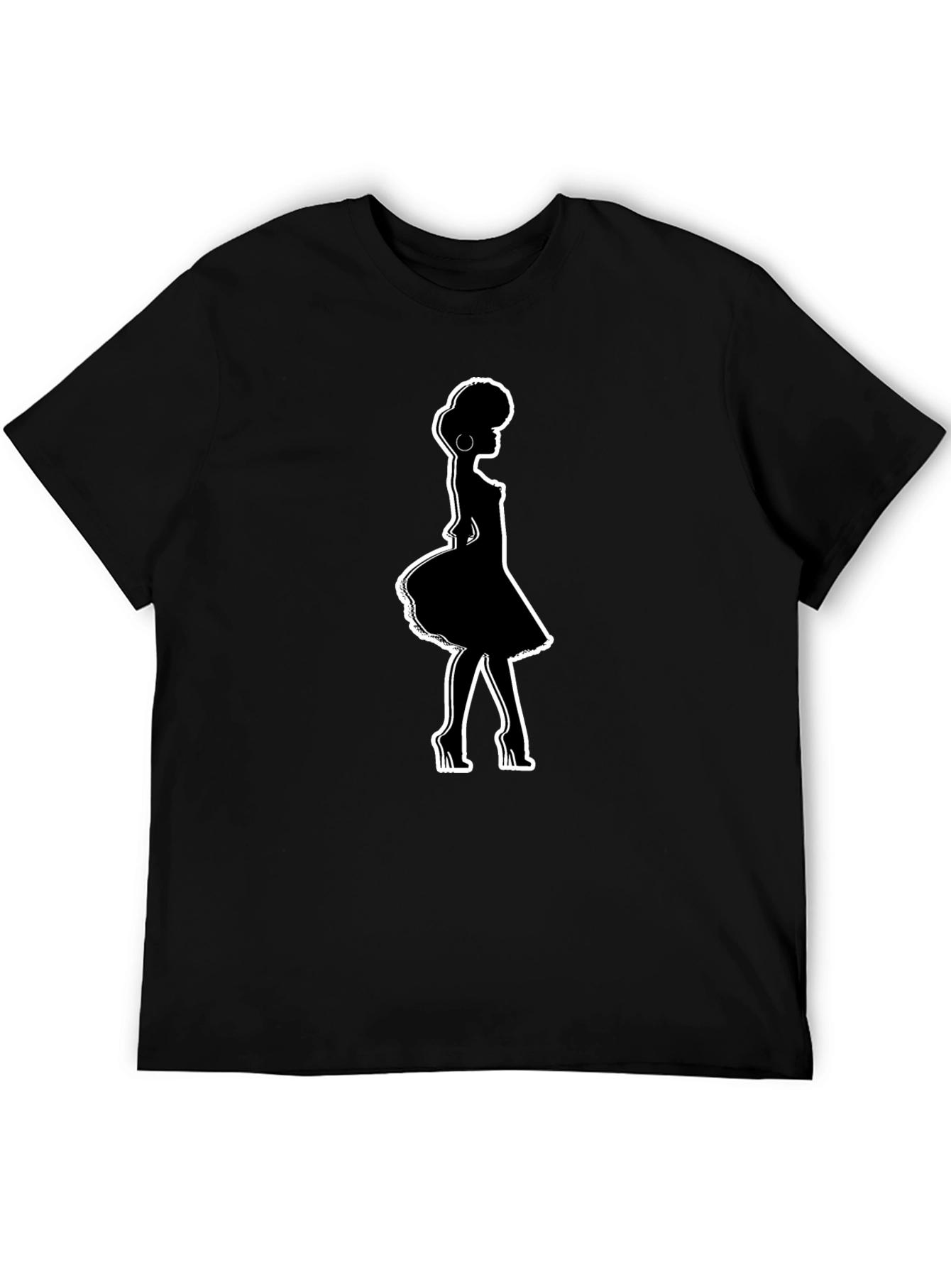 Silhouette Graphic Black T-Shirt