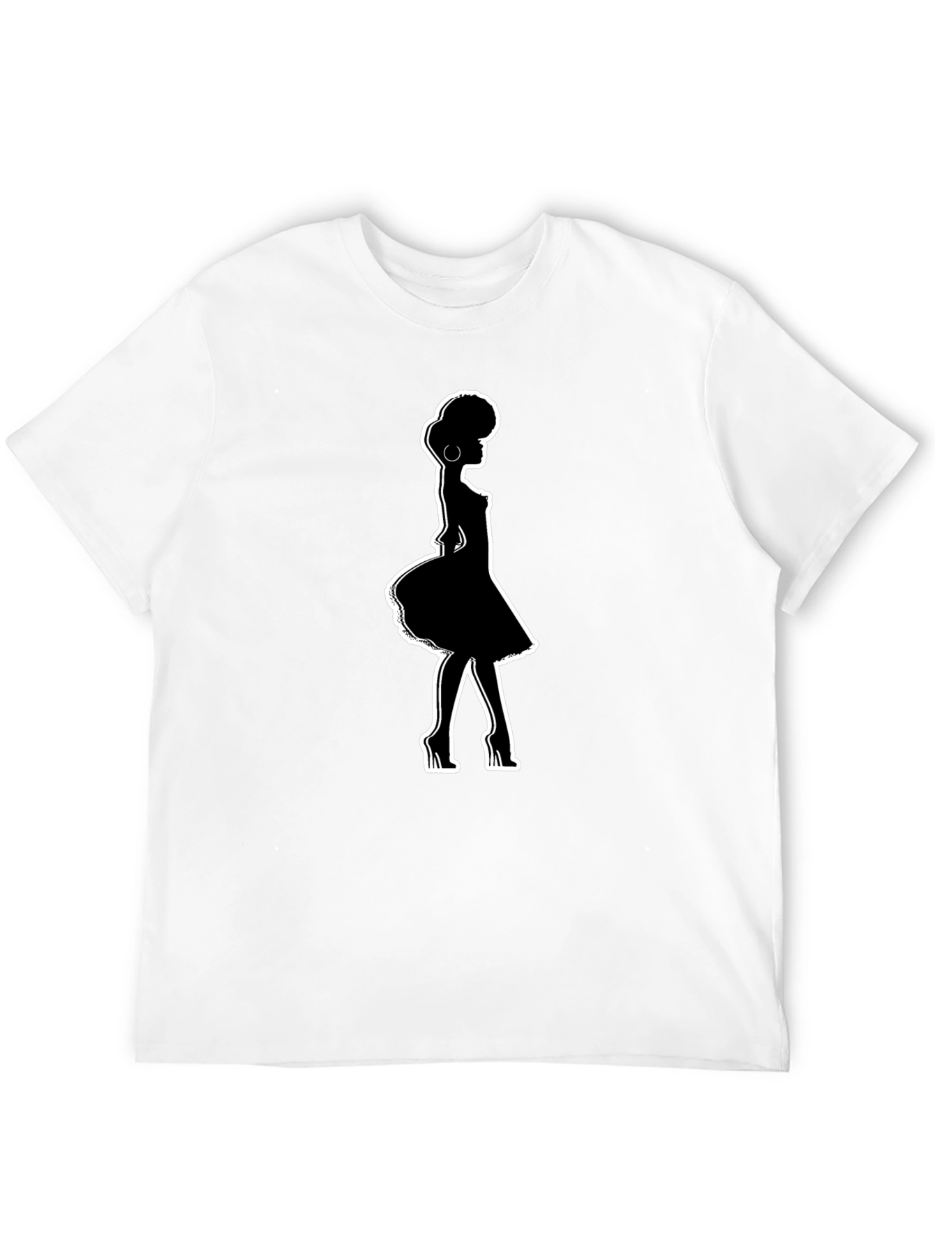 Silhouette Graphic Black T-Shirt