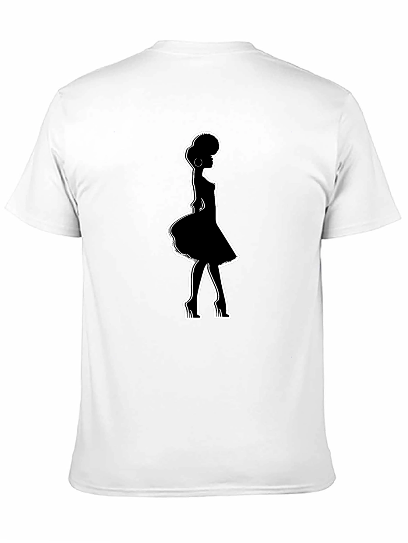 Silhouette Graphic Black T-Shirt