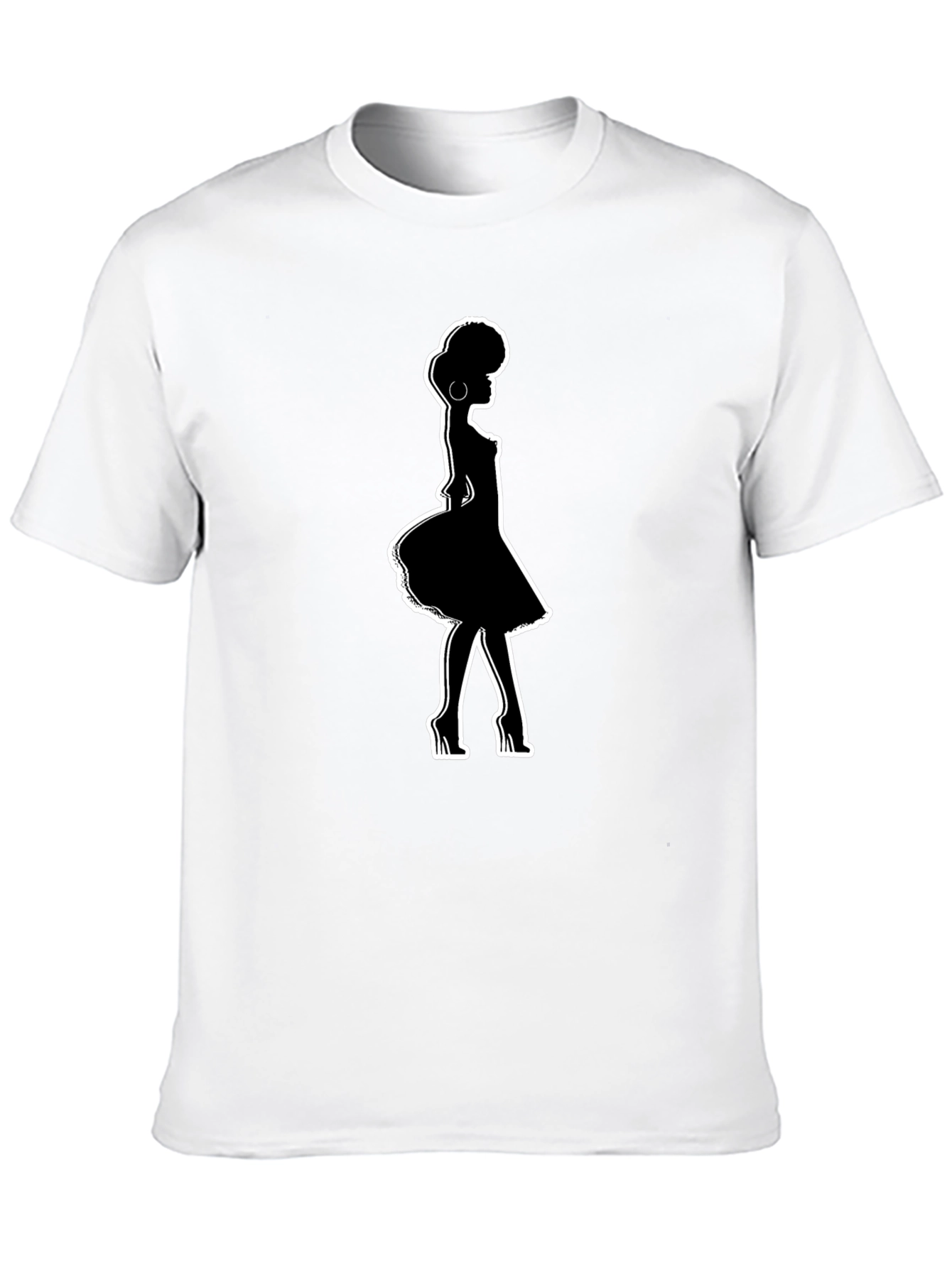 Silhouette Graphic Black T-Shirt
