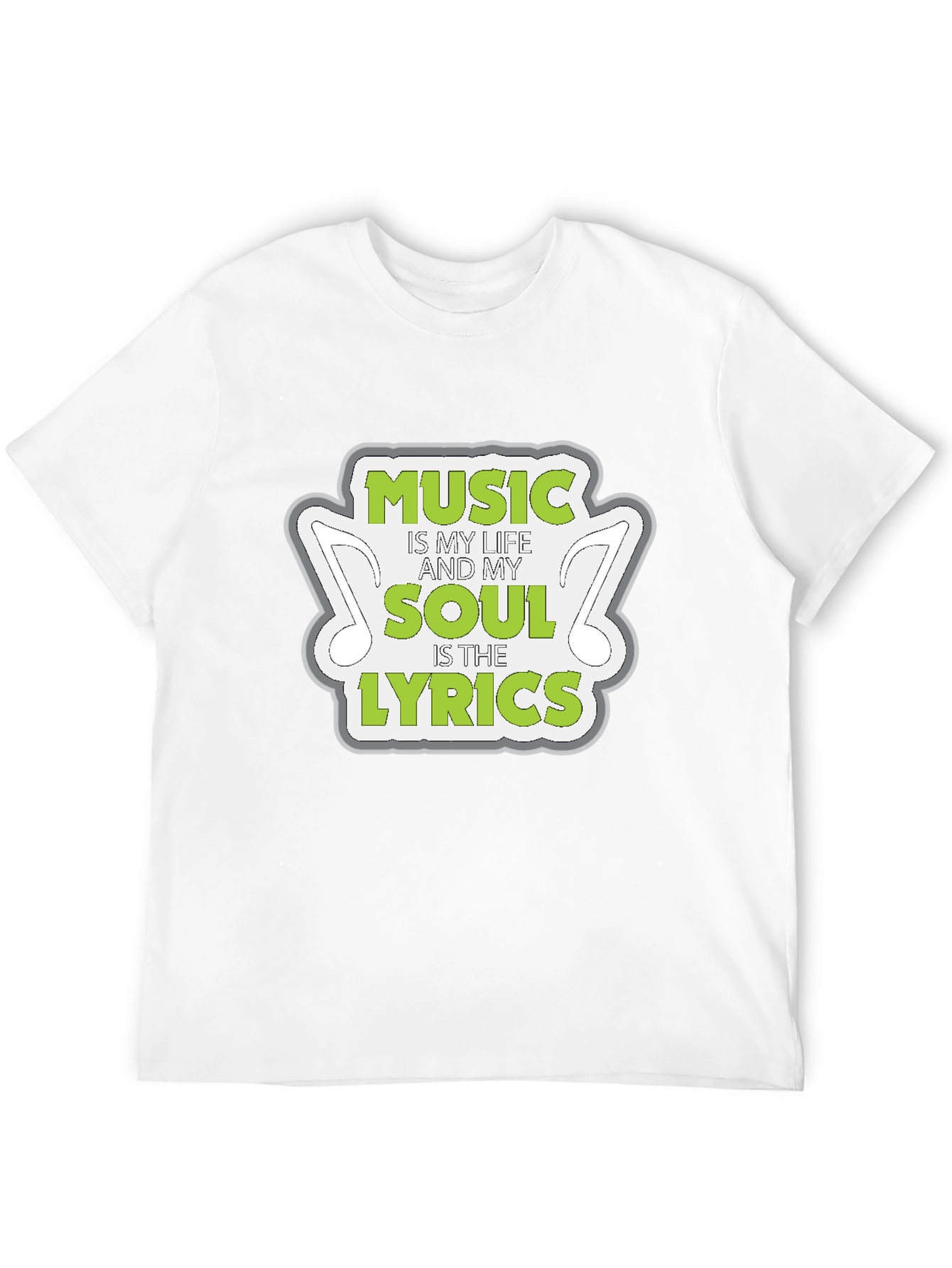 Music is My Life T-Shirt - Soft Cotton Tee